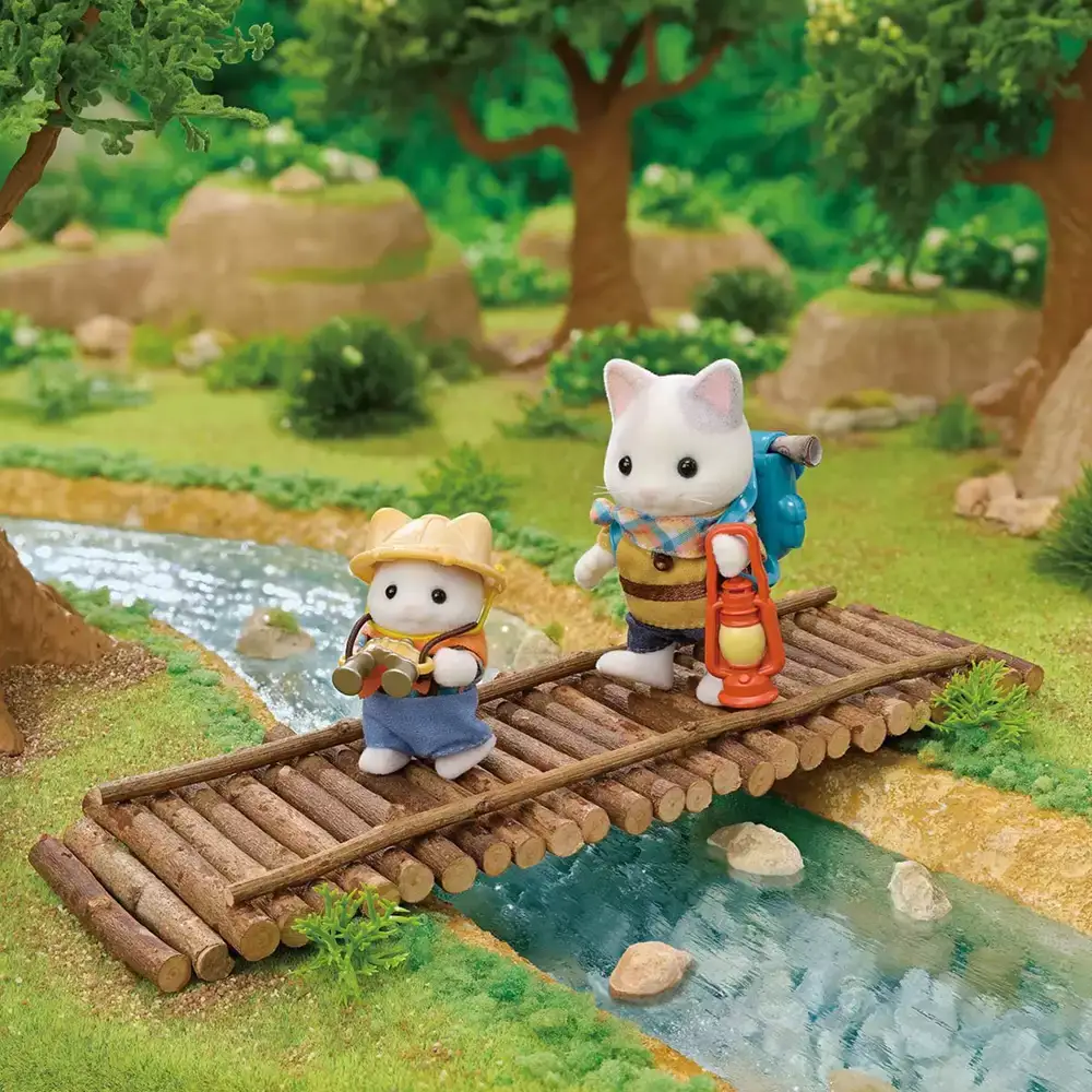 Set de Exploradores Hermanos Gato Latte – Sylvanian Families - Image 4