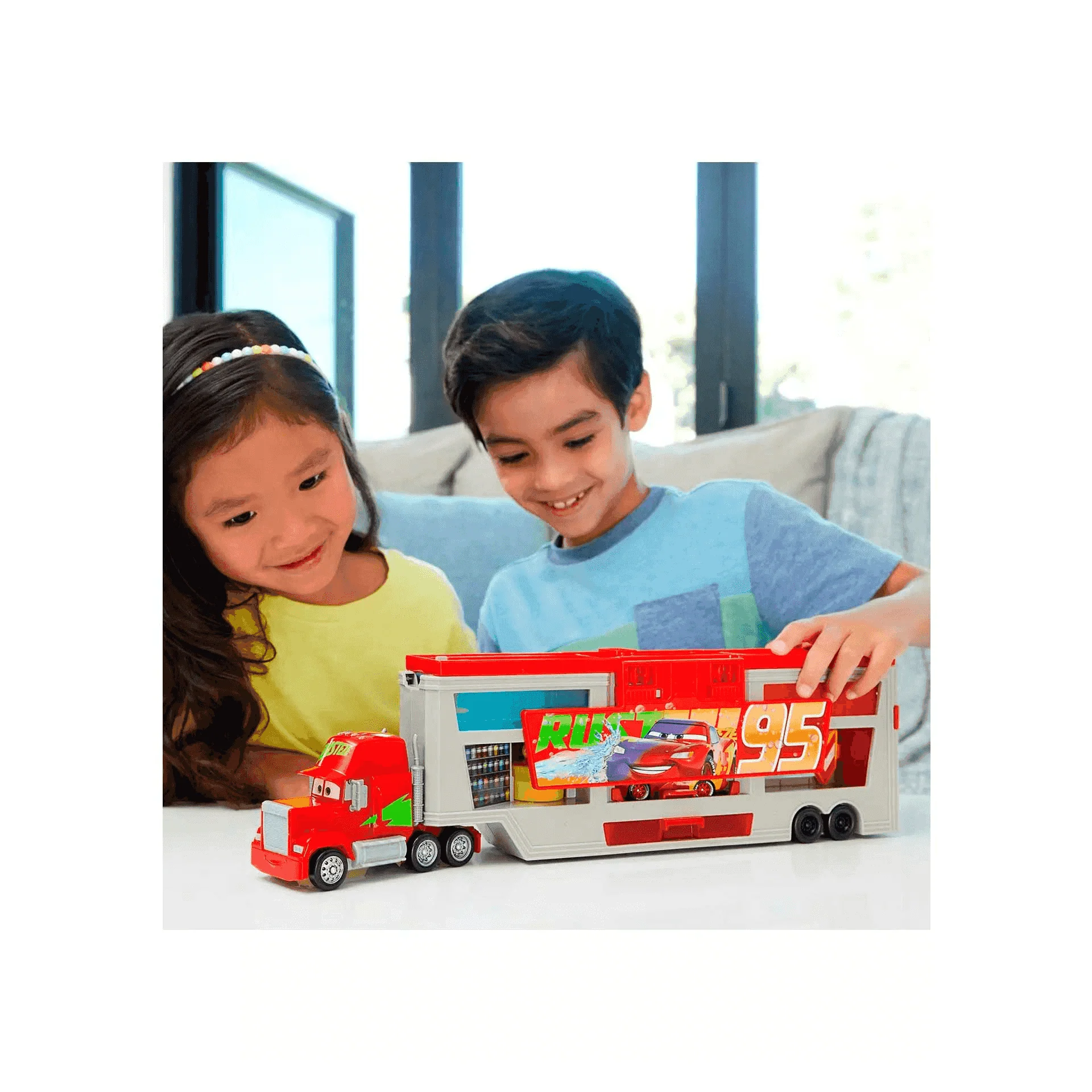 Set de Juego Disney Pixar Colour Changers Mobile Paint Shop Mack - Image 2