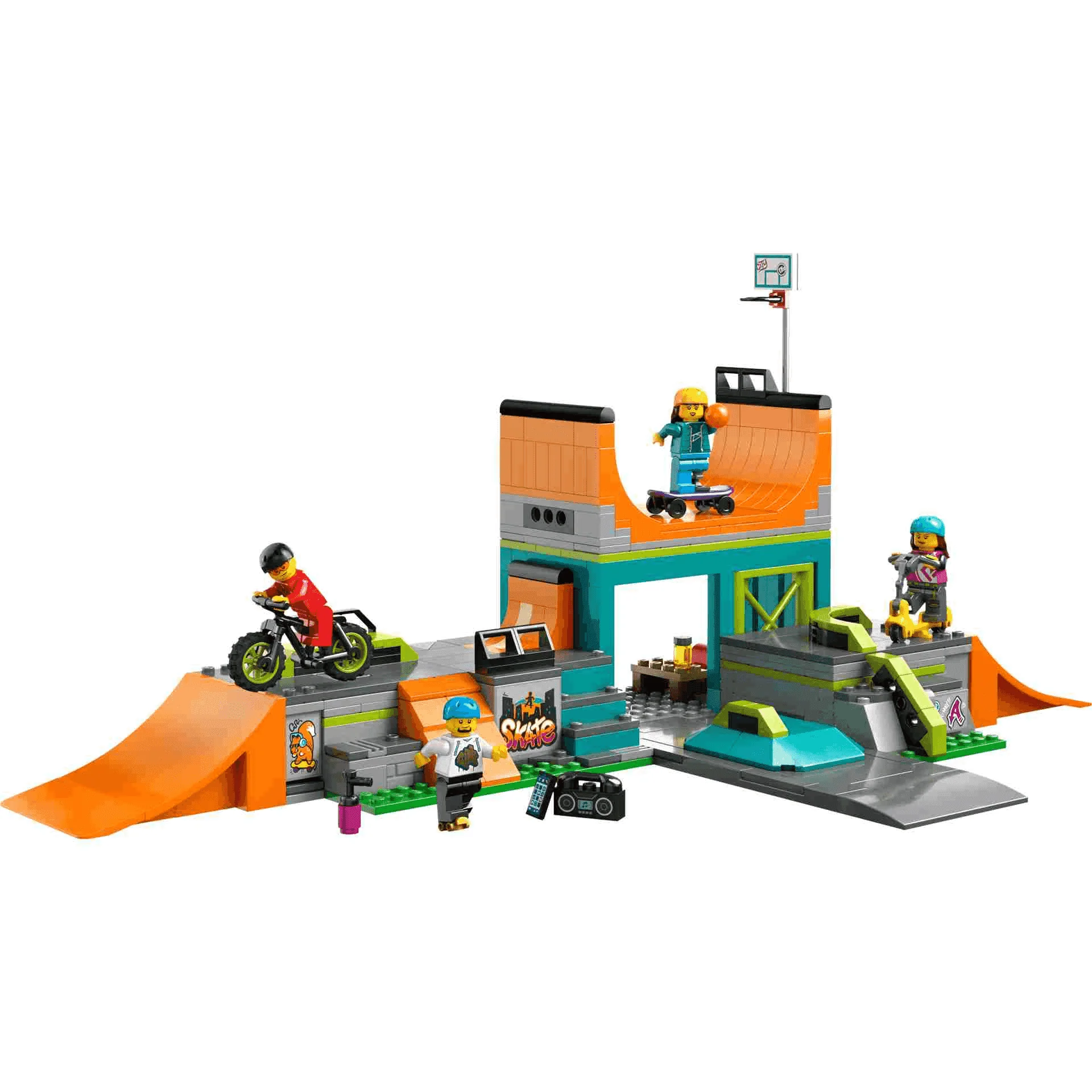 Set de juguetes de construcción LEGO City 60364 Parque de Patinaje Urbano 454 piezas