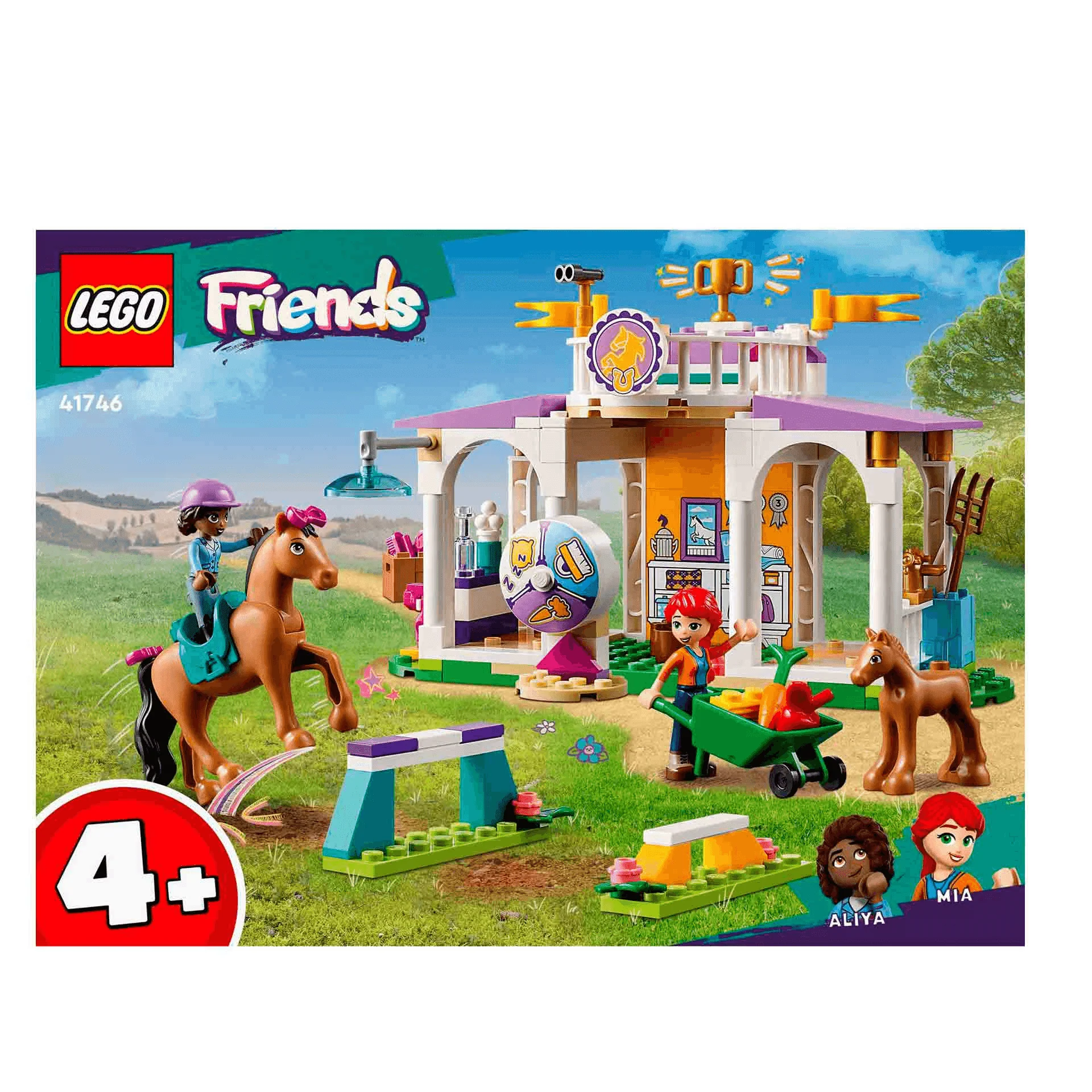 Set de juguetes de construcción LEGO Friends 41746 Clase de Equitación 134 piezas