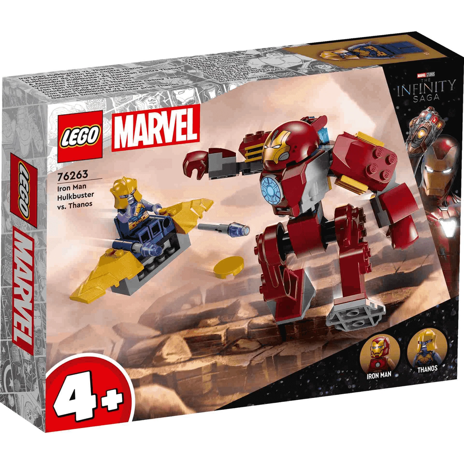 Set de juguetes de construcción LEGO Marvel 76263 Hulkbuster de Iron Man vs. Thanos 66 piezas - Image 2