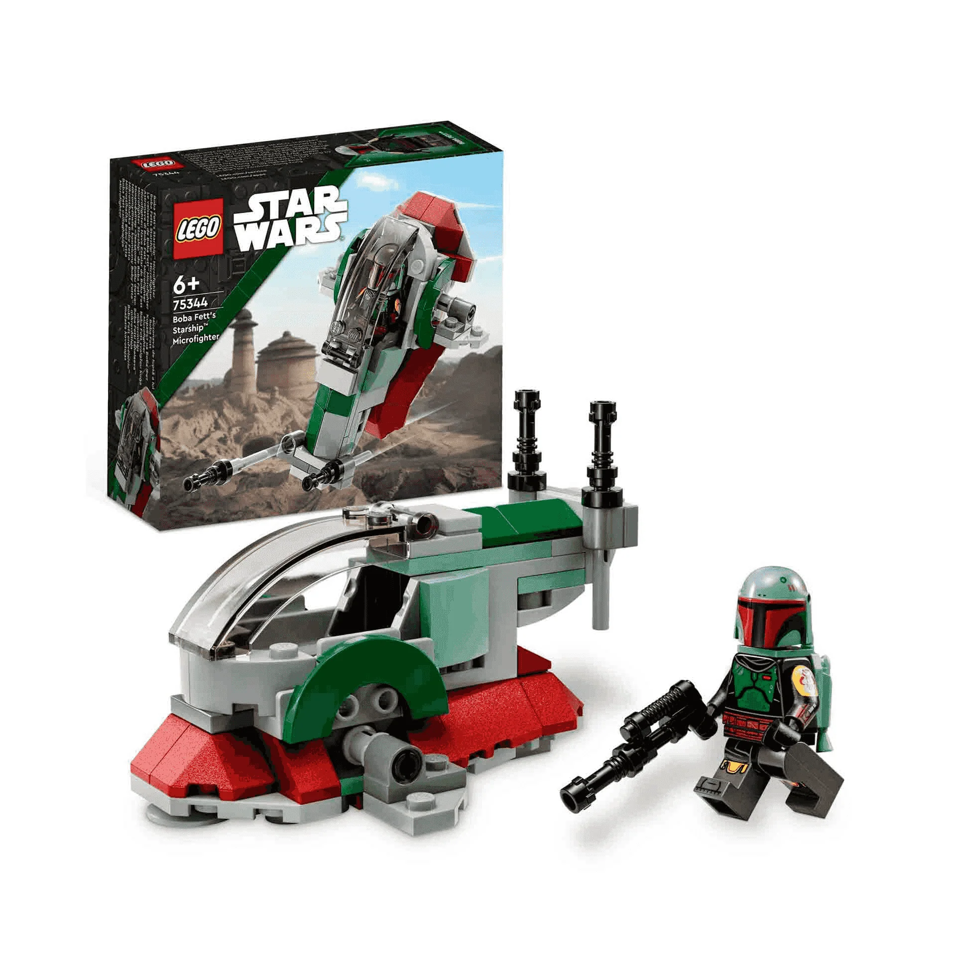Set de juguetes de construcción LEGO Star Wars 75344 Microfighter Nave Estelar de Boba Fett 85 p - Image 2