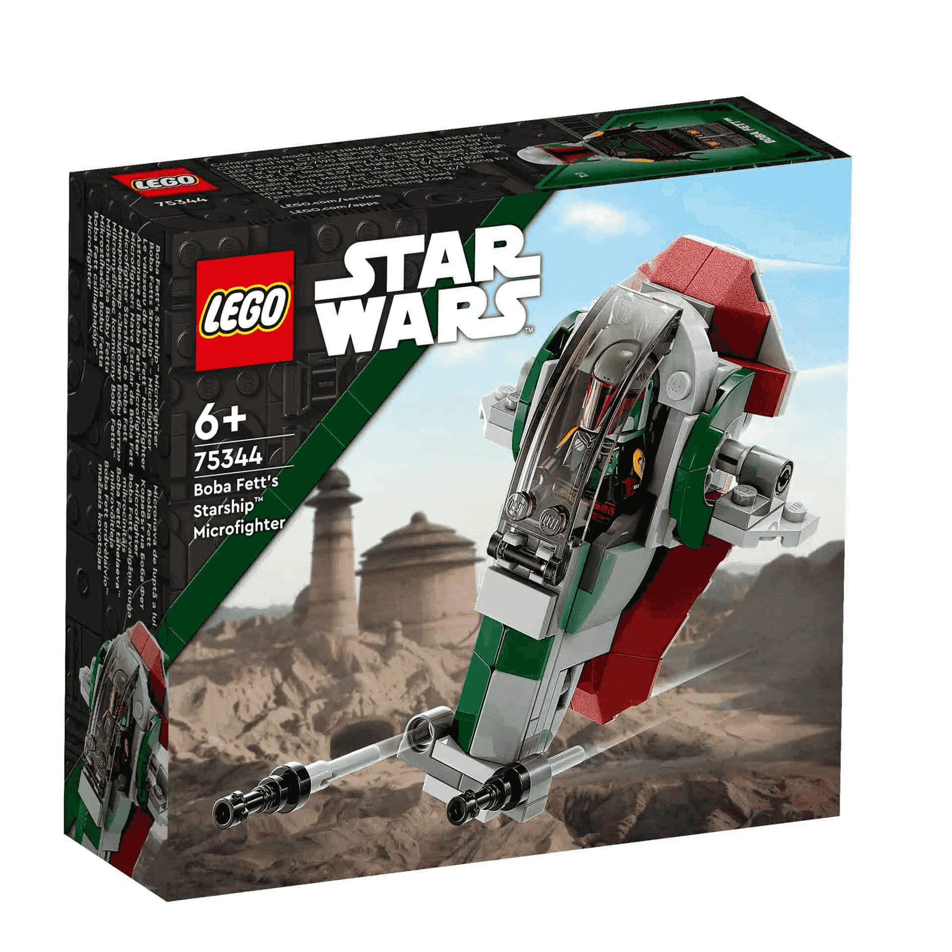 Set de juguetes de construcción LEGO Star Wars 75344 Microfighter Nave Estelar de Boba Fett 85 p - Image 4
