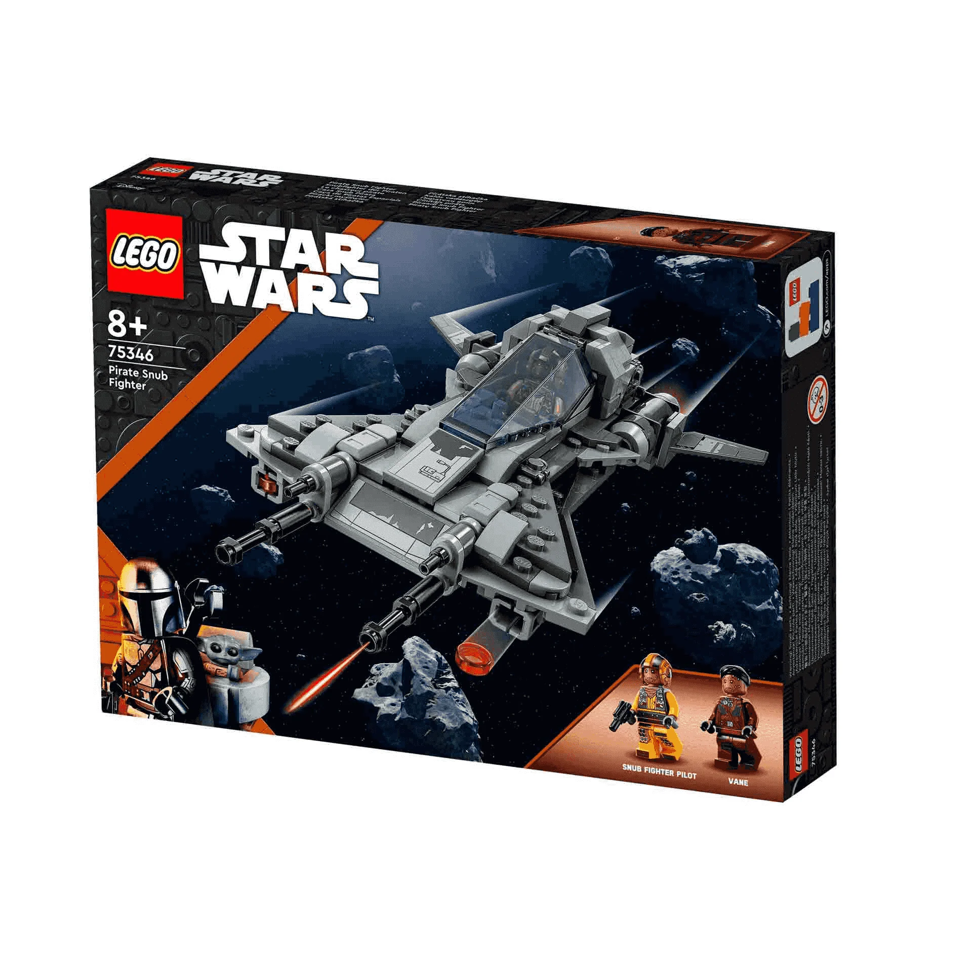 Set de juguetes de construcción LEGO Star Wars 75346 Caza Snub Pirata 285 piezas