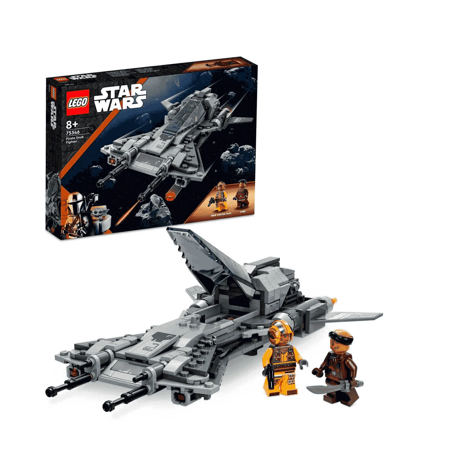 Set de juguetes de construcción LEGO Star Wars 75346 Caza Snub Pirata 285 piezas - Image 3