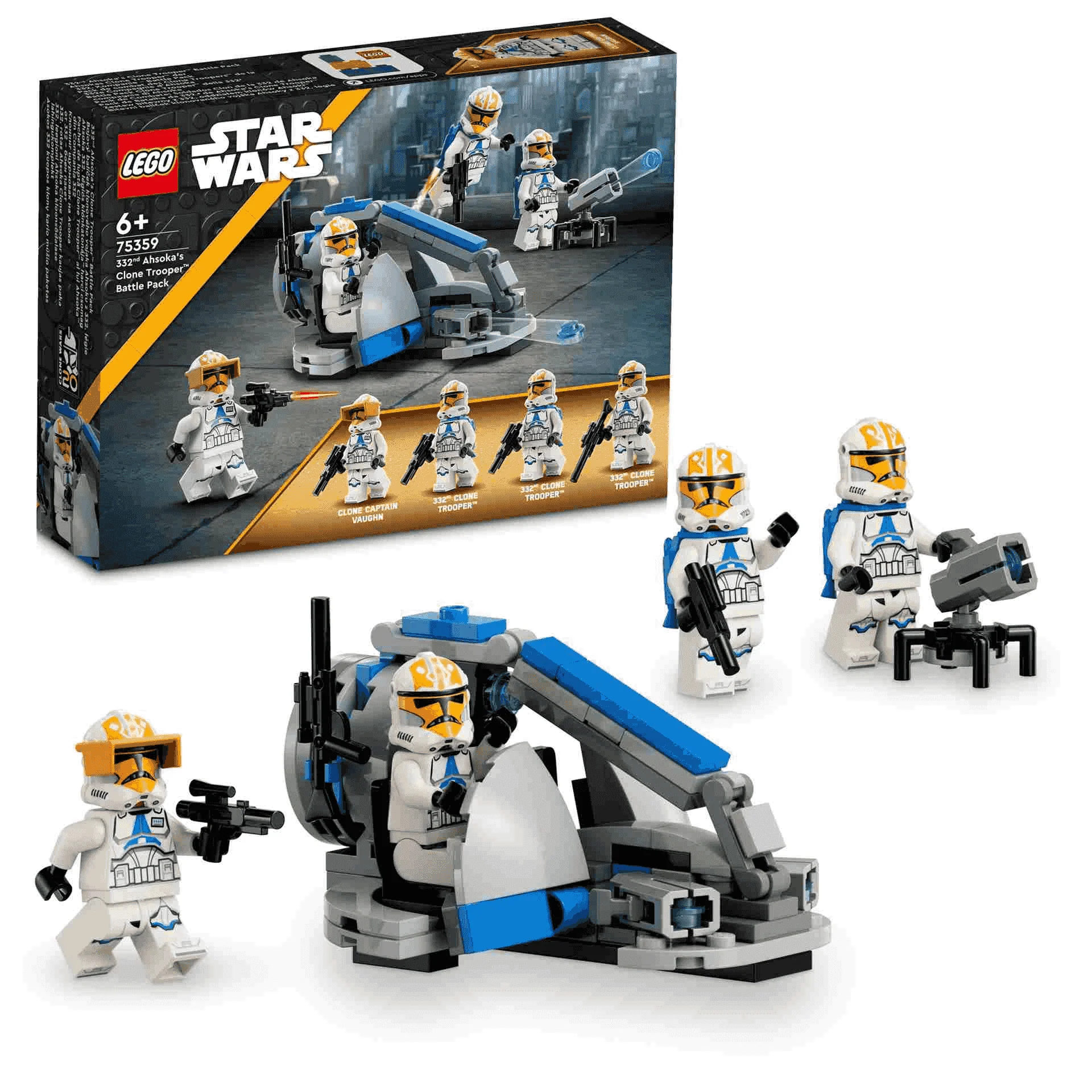 Set de juguetes de construcción LEGO Star Wars 75359 Pack de Combate Soldados Clon de la 332 de A