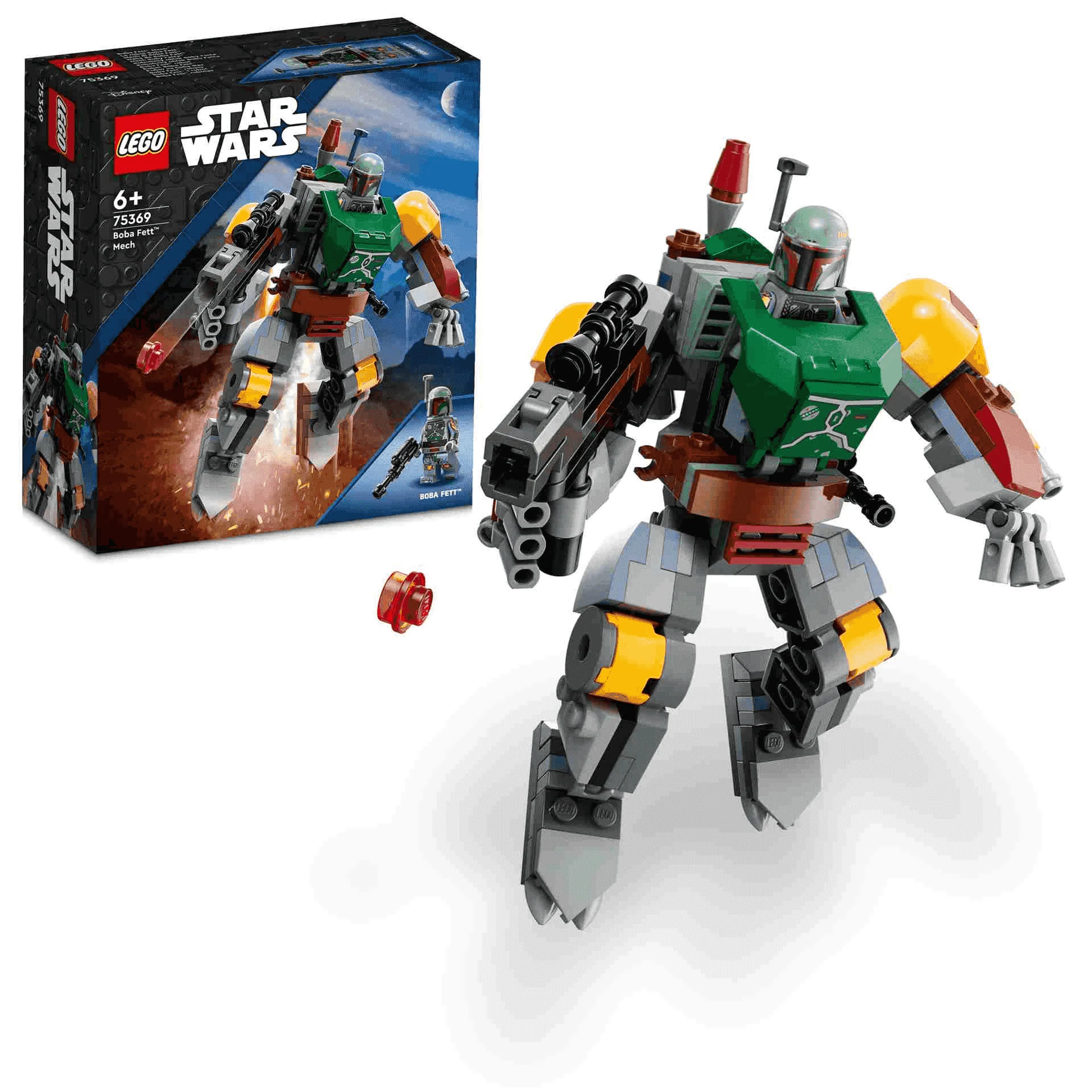 Set de juguetes de construcción LEGO Star Wars 75369 Meca de Boba Fett 155 piezas