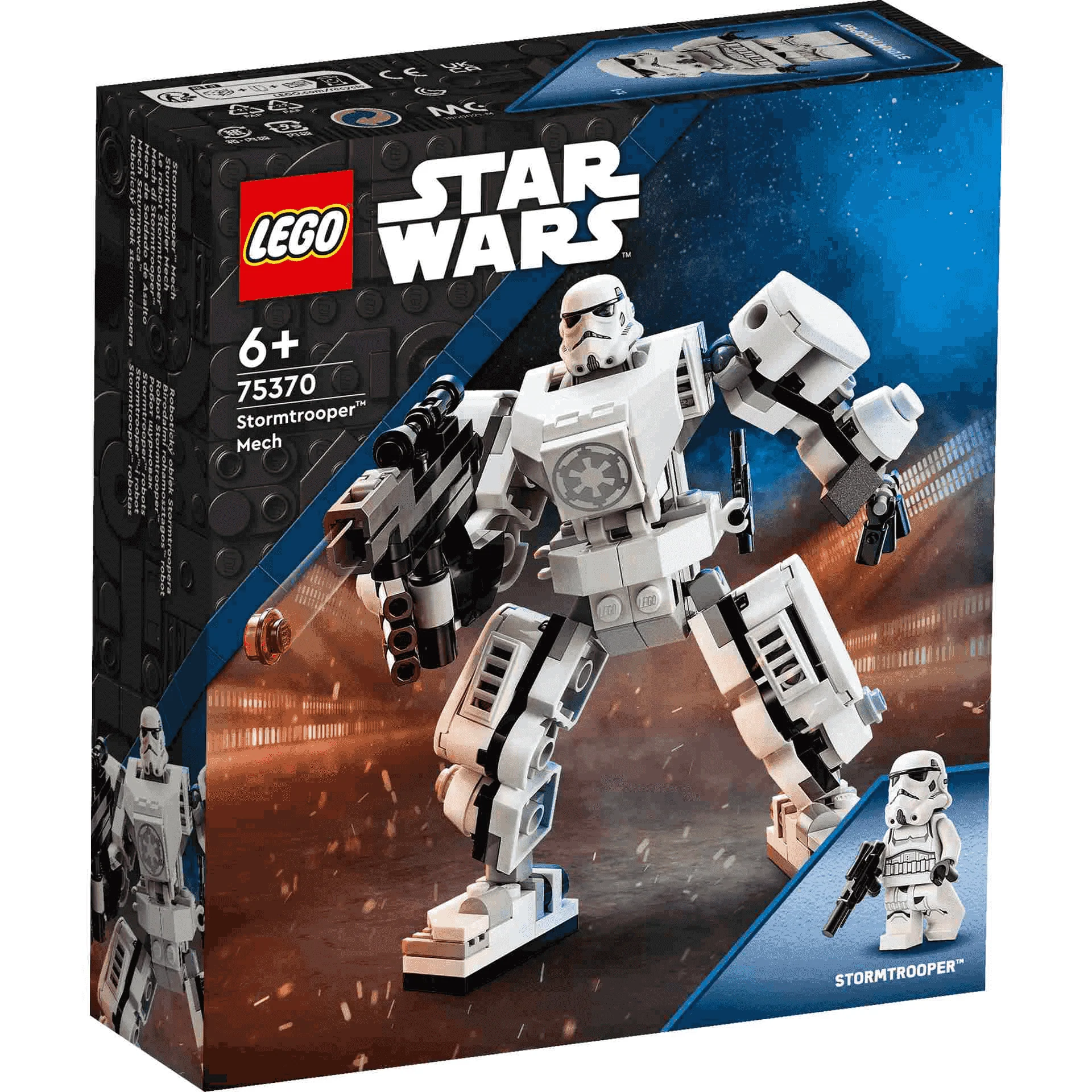 Set de juguetes de construcción LEGO Star Wars 75370 Meca de Soldado de Asalto 138 piezas - Image 2