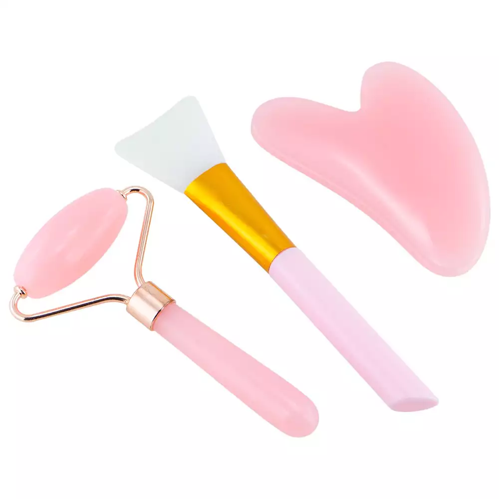 Set de masaje facial con Gua Sha Vibe