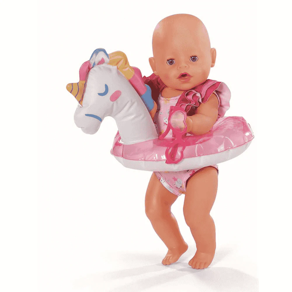 Set de natación Unicornio para muñeca BABY born Swim Set Vacaciones Divertidas - Image 2