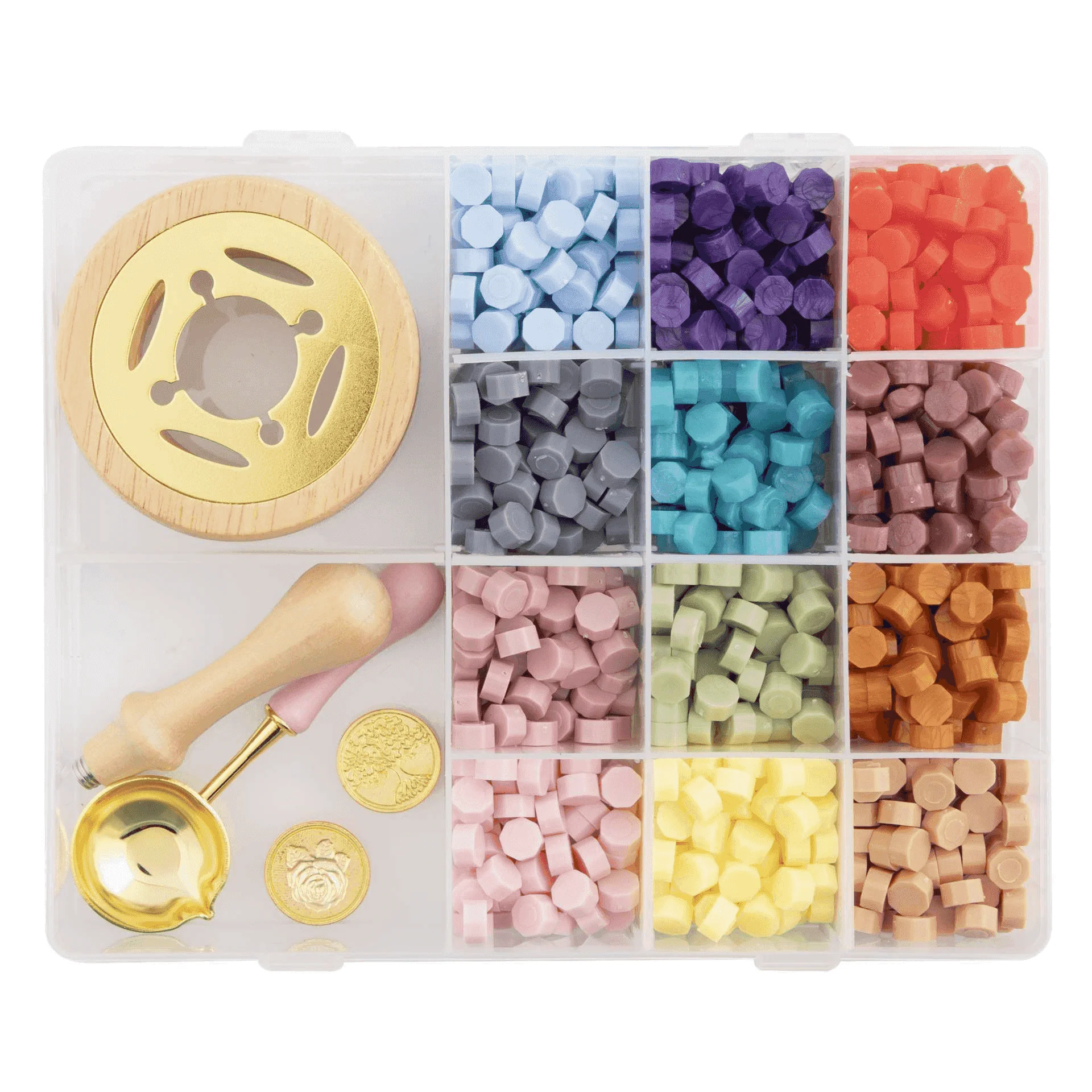 Set de sellos de cera Craft ID con 12 colores y accesorios – Juego de iniciación - Image 2