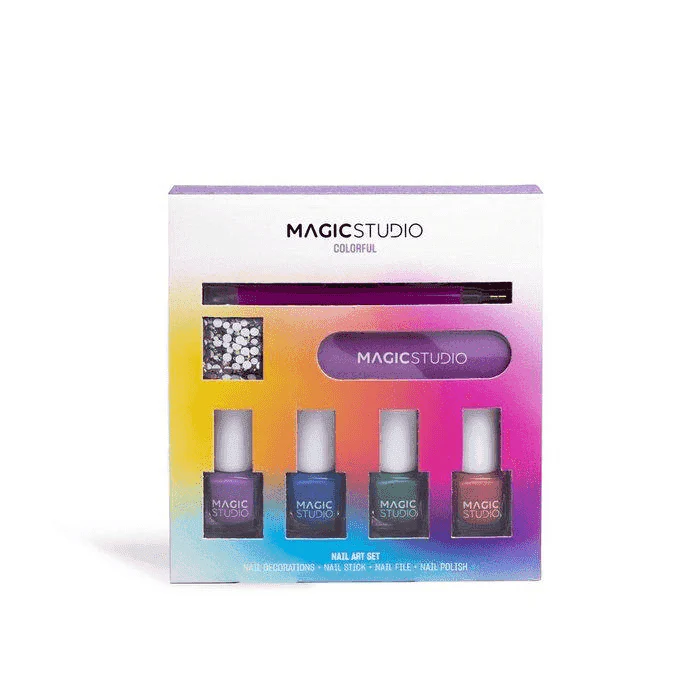 Set de Uñas Creativas Magic Studio Colorful Nail Art Gift Set