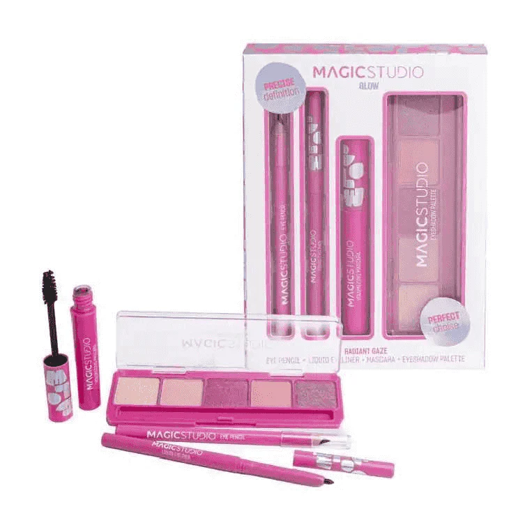 Set Maquillaje Glow “Radiant Gaze” – Magic Studio Pack Juvenil
