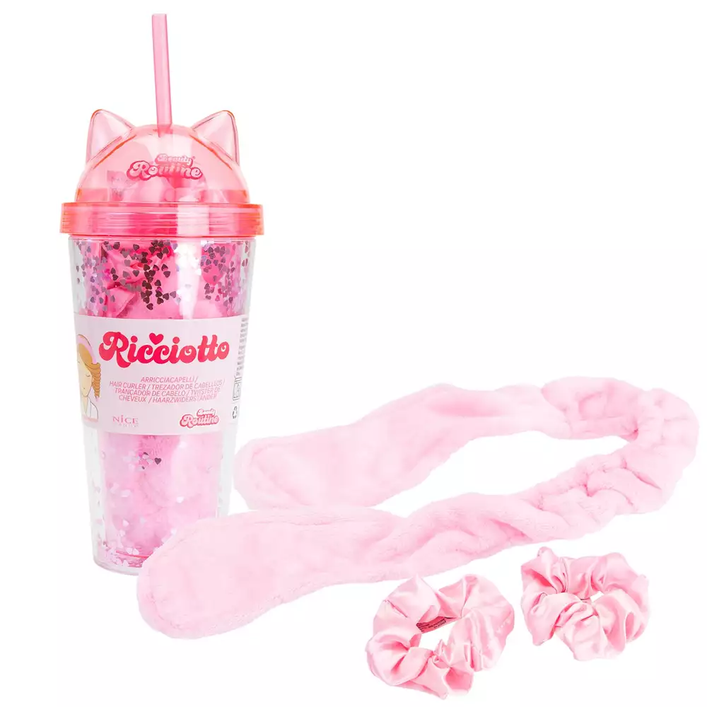 Set rizador de pelo con vaso Beauty Routine Ricciotto