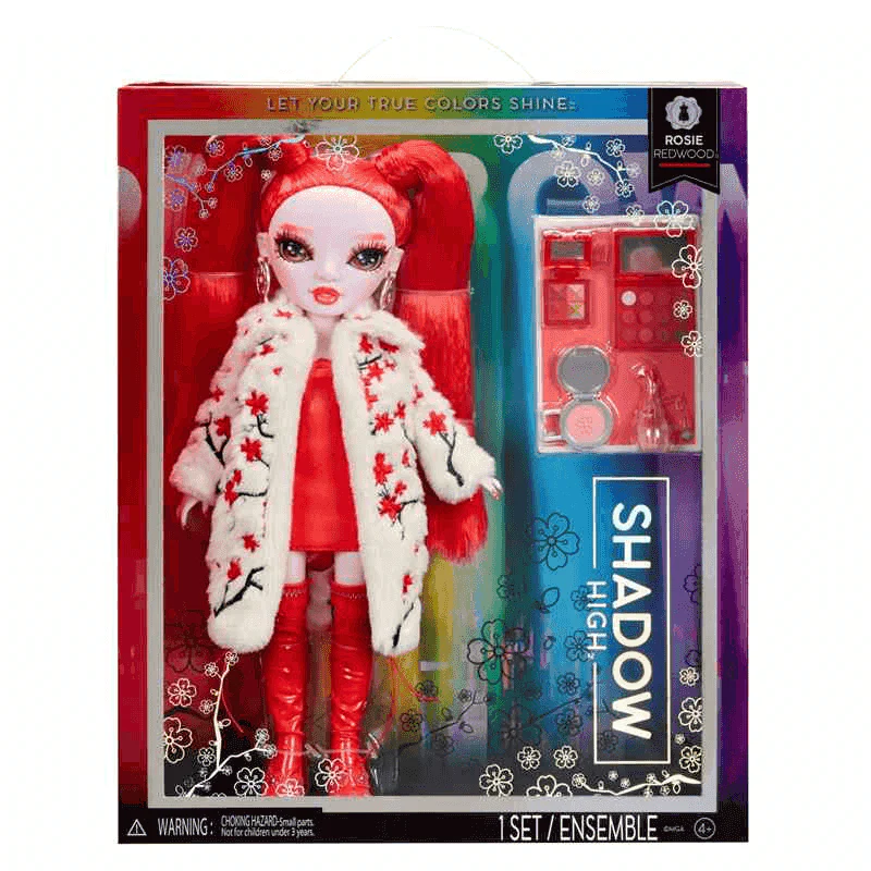 Shadow High Muñeca de moda Serie 3 - Rosie Redwood (Rojo)