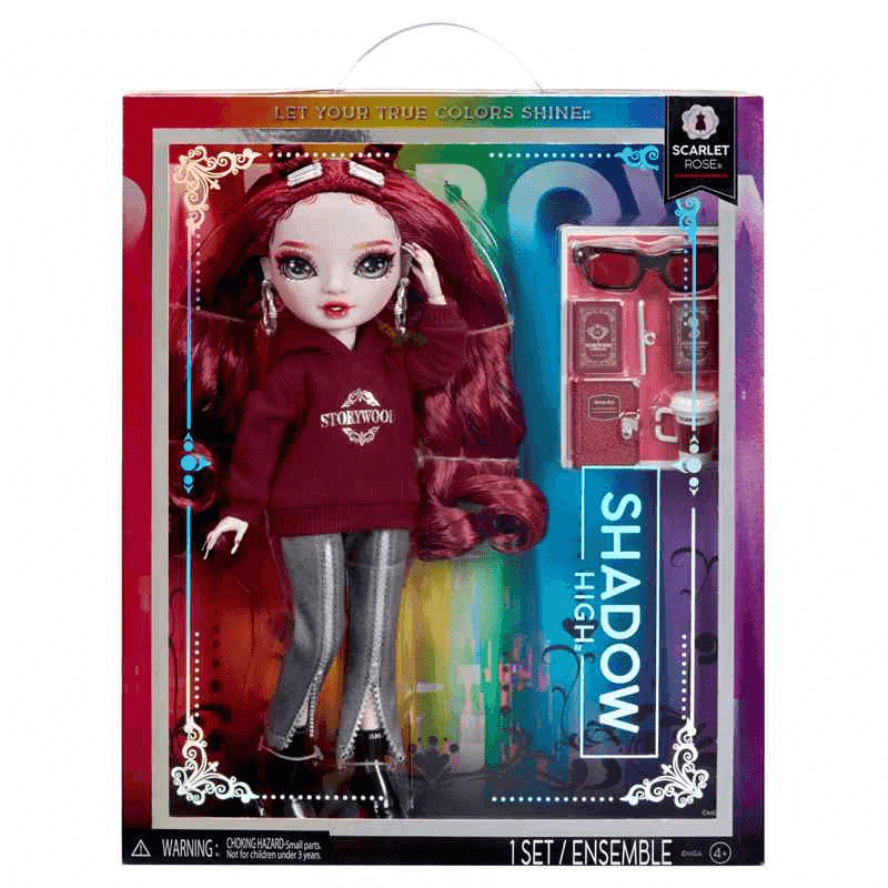 Shadow High Muñeca de moda Serie 3 - Scarlet Rose (Granate)