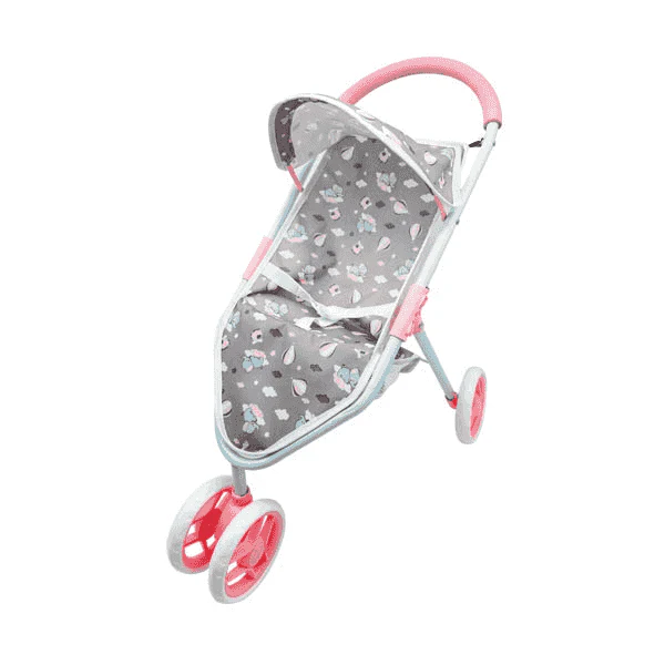 Silla de Paseo 3 Ruedas Nubes PequeBB – Carrito ligero para muñecas