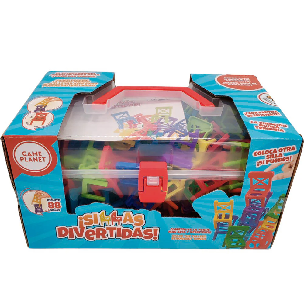 Sillas Divertidas Game Planet – Juego de Equilibrio con 88 Piezas