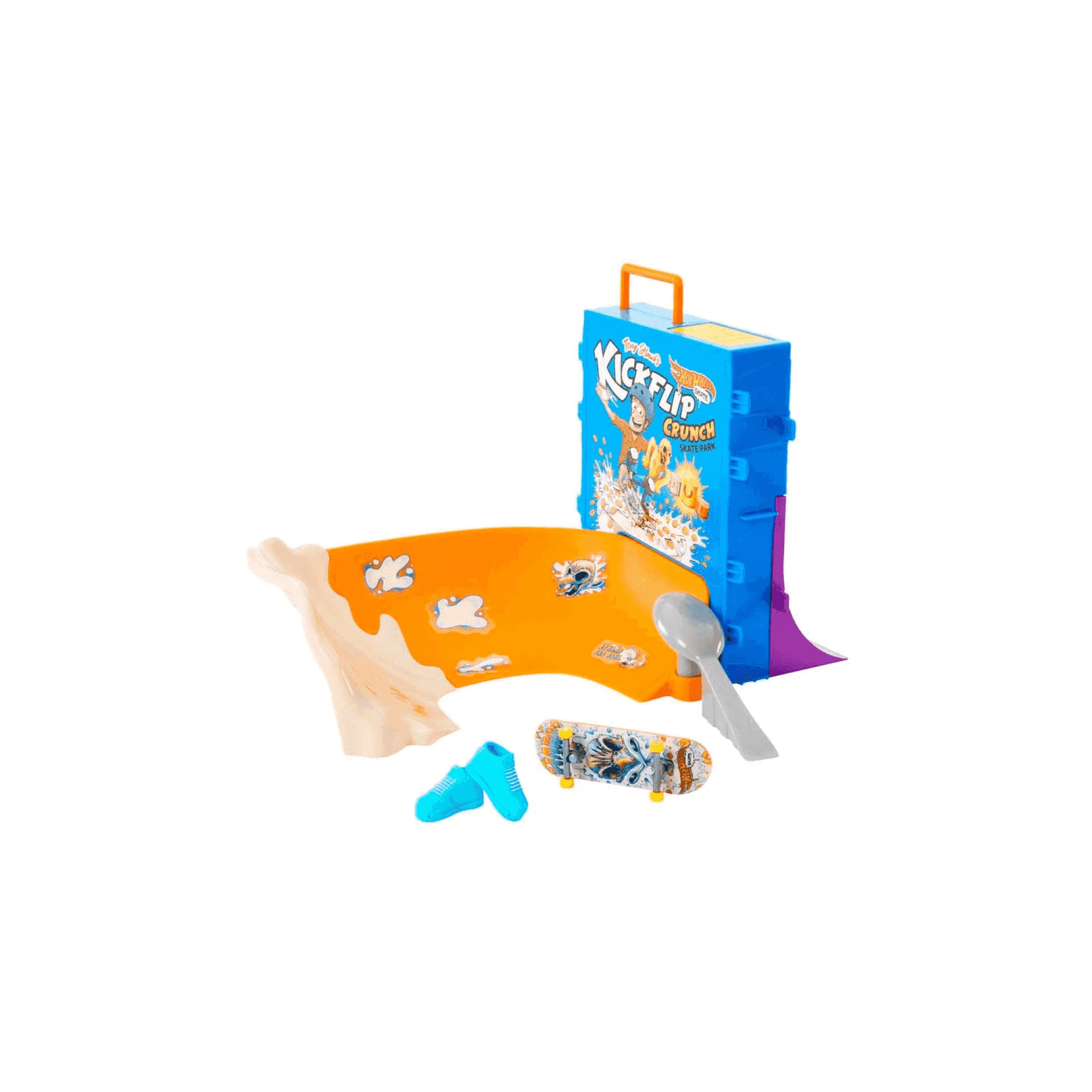 Skate Tony Hawk Cereal Bowl Fingerboard Hot Wheels - Image 2