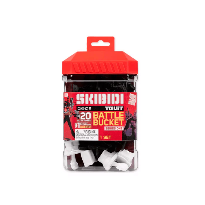 Skibidi Toilet - Battle Bucket de 20 Figuras de Acción