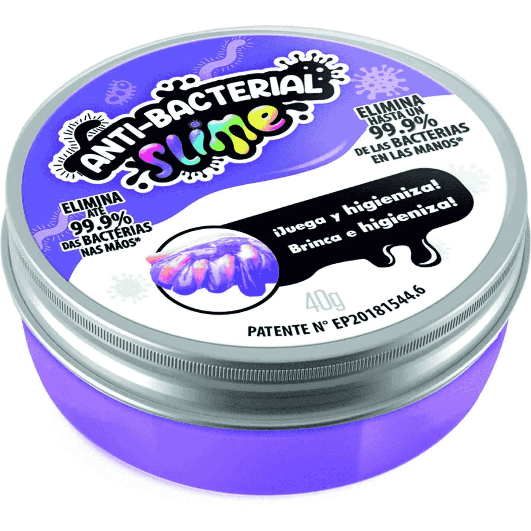 Slime Anti Bacterial Diferentes Colores
