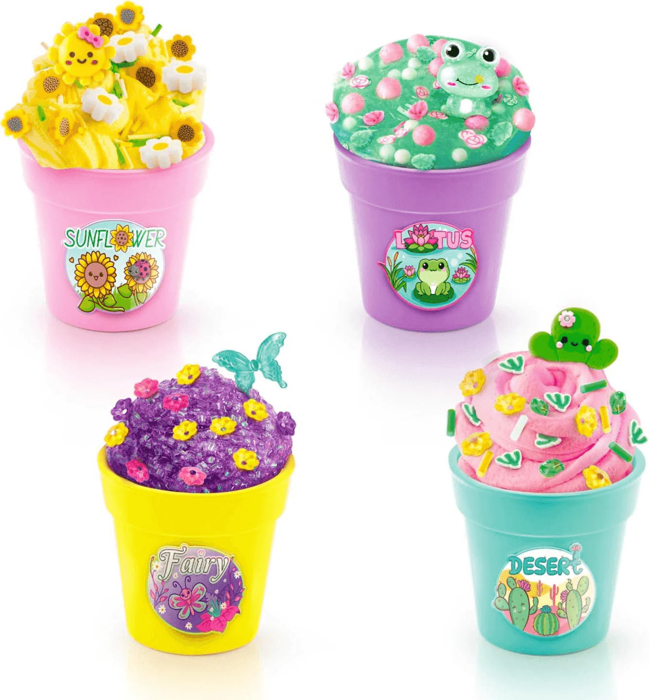 Slime Flower 1 Maceta So Slime DIY Canal Toys – Slime Perfumado con Flor y Decoraciones - Image 2