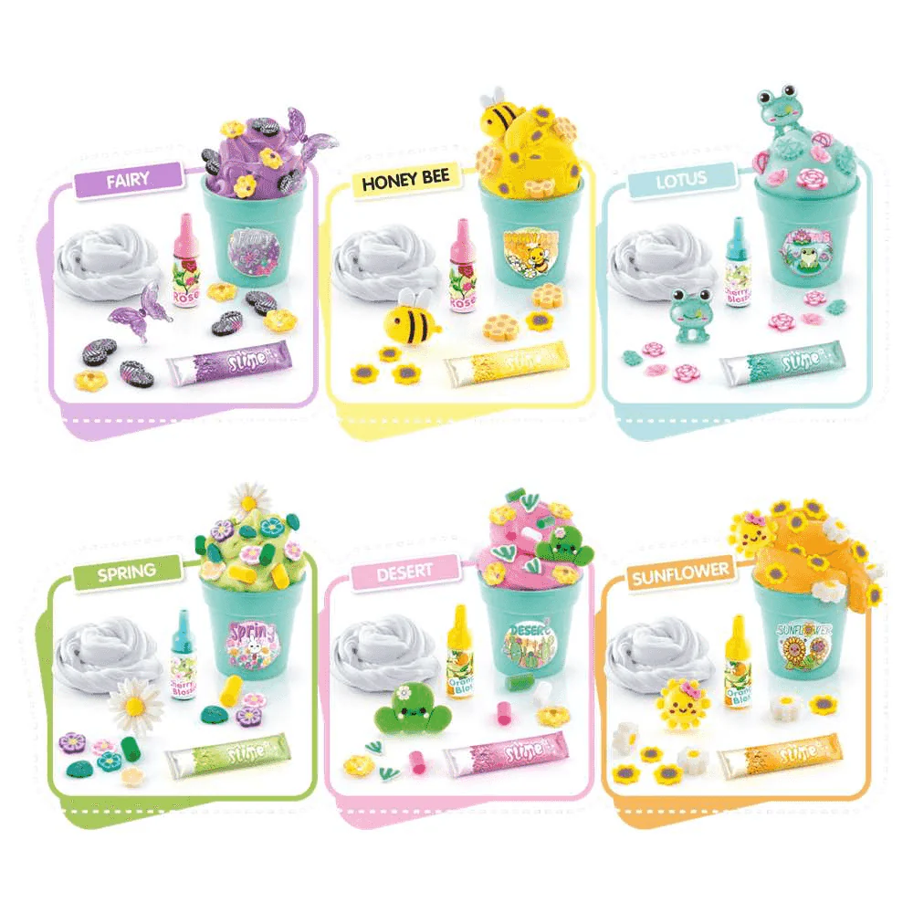 Slime Flower Mini Garden So Slime DIY Canal Toys – JardÃn Creativo de Slime con Macetas - Image 4