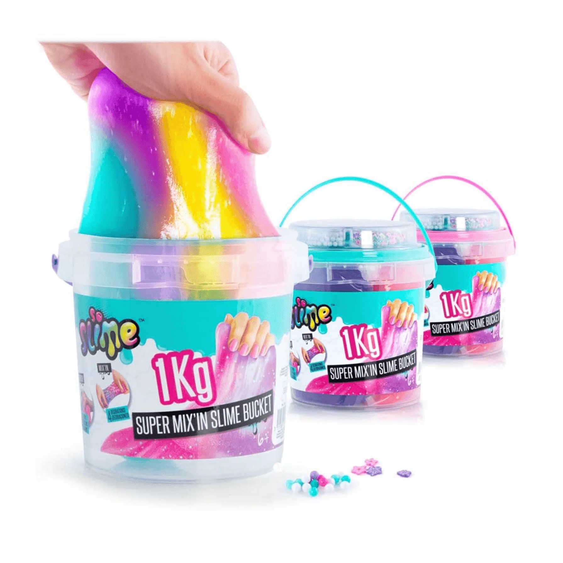 Slime Super Cubo con Decoraciones