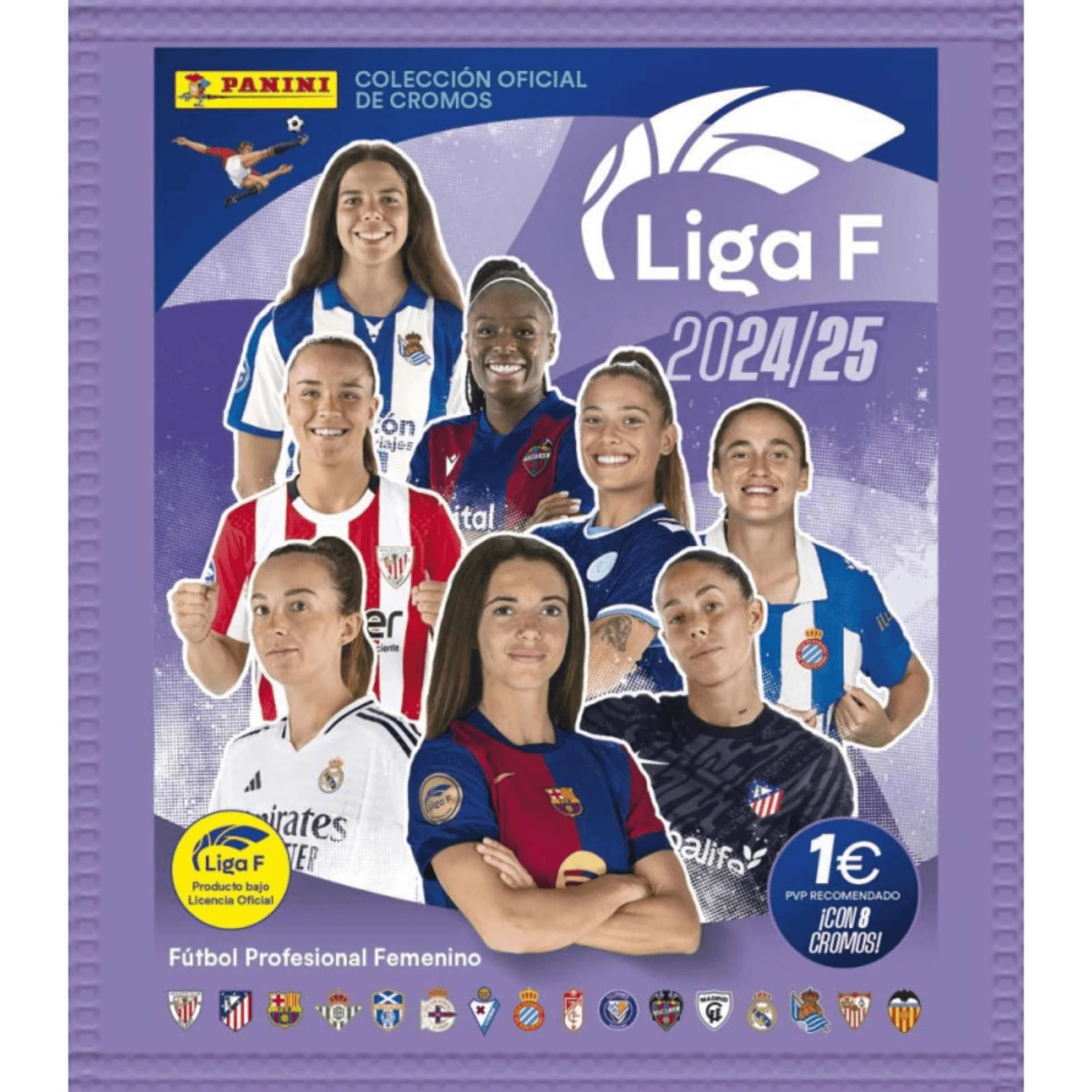 Sobre de Cromos Liga Femenina 24/25 8 Cromos por Sobre