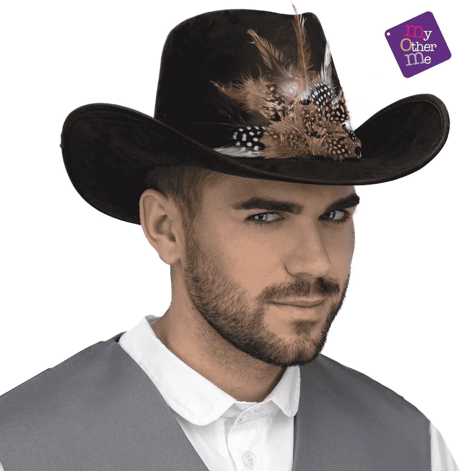 Sombrero Vaquero color marrón para disfraz