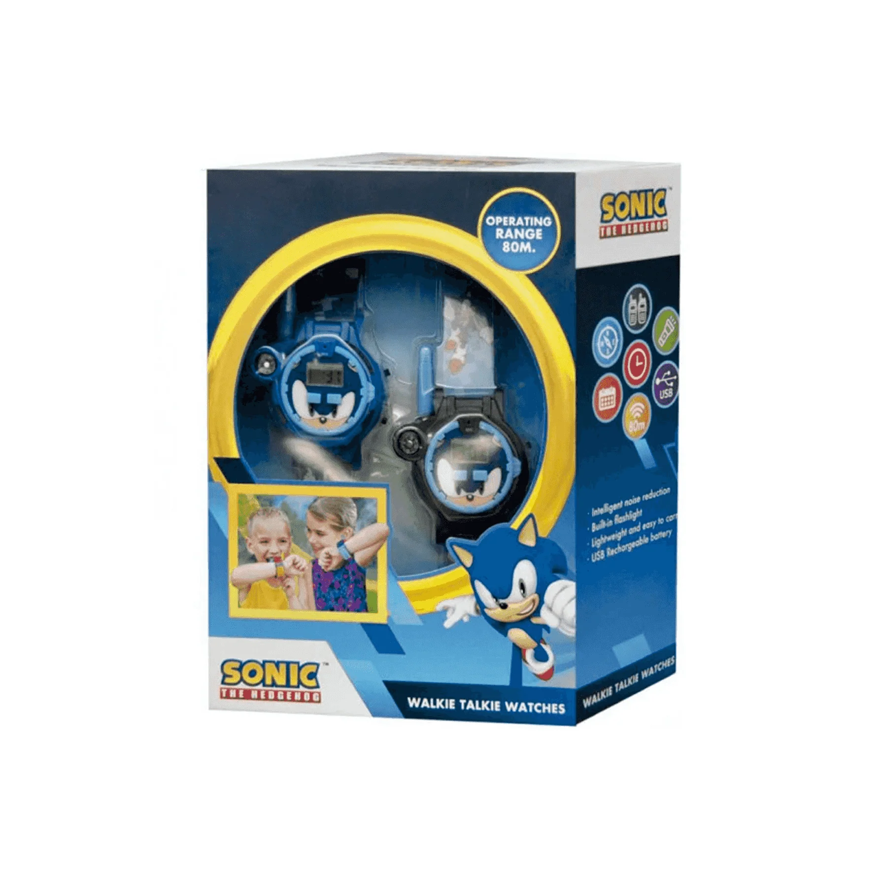 Sonic Reloj Walkie Talkie 2 En 1