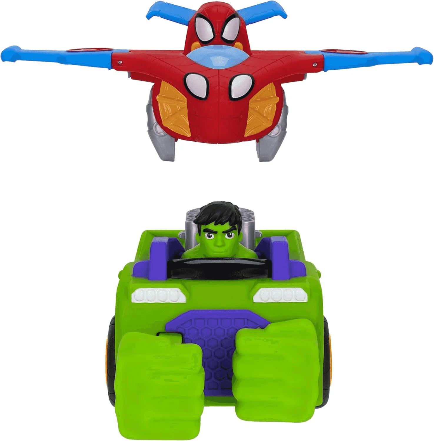 Spidey and His Amazing Friends Marvel Team Up Tank – ¡Acción combinada con Spidey y Hulk! - Image 2