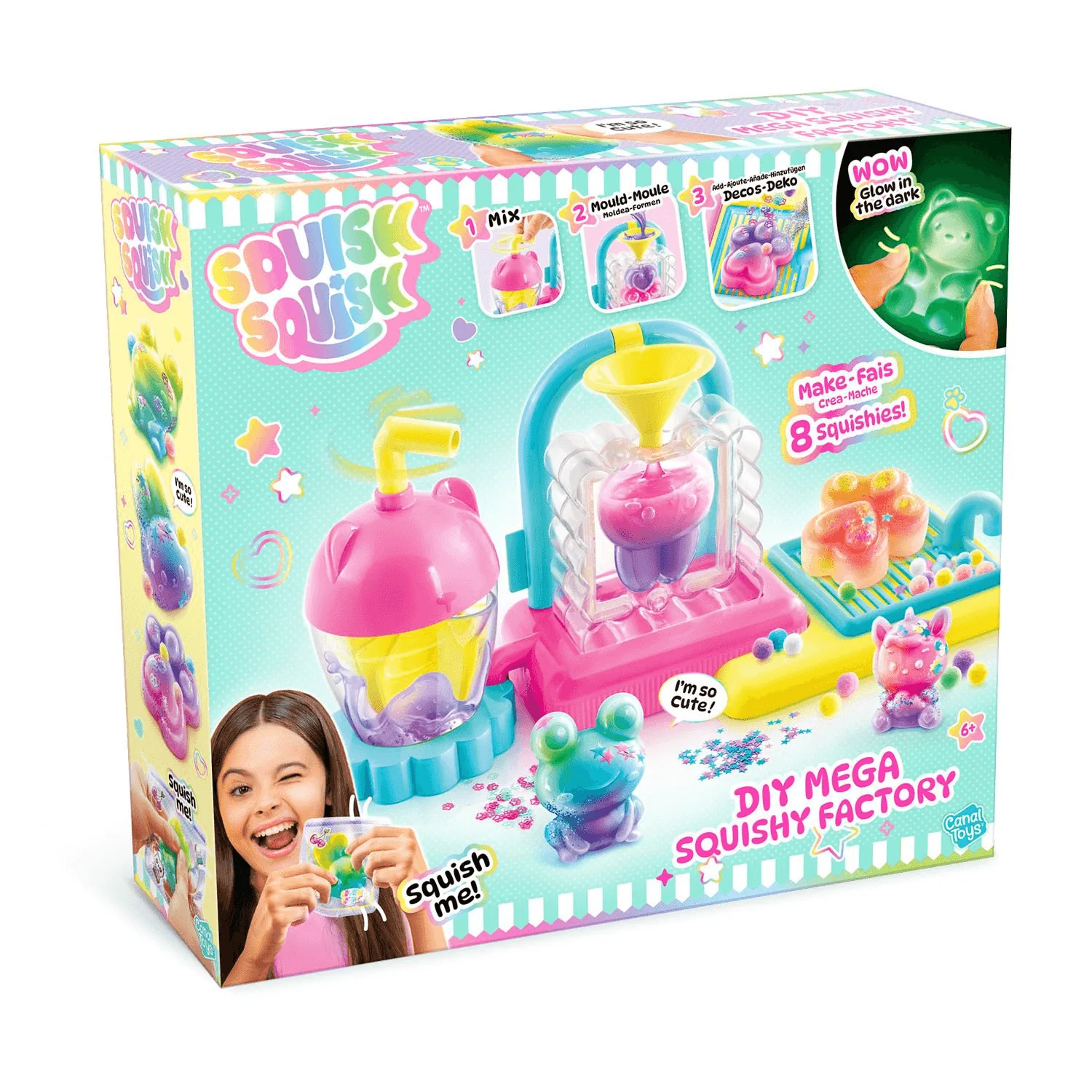 Squish Squish DIY Mega Squishy Factory Canal Toys