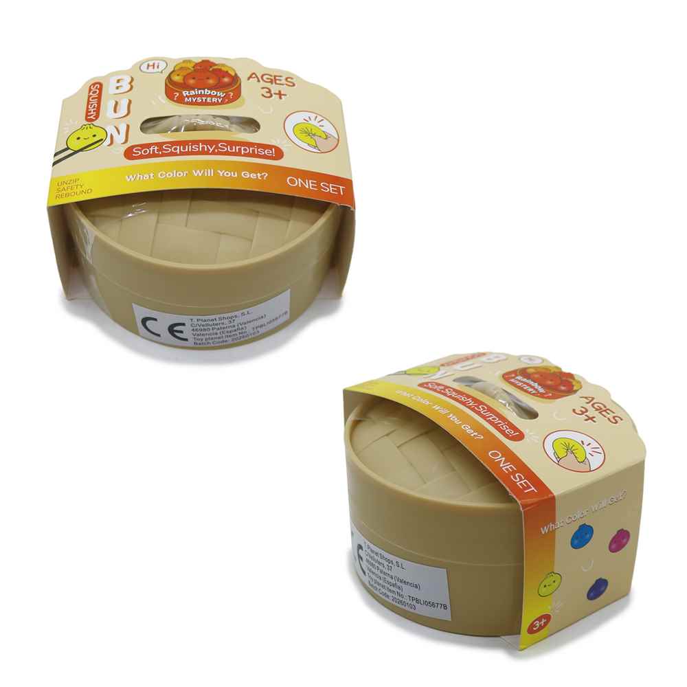 Squishy Dumpling Sorpresa Glitter 8,5 cm – Bao Blandito Antiestrés (Modelo Aleatorio) - Image 7