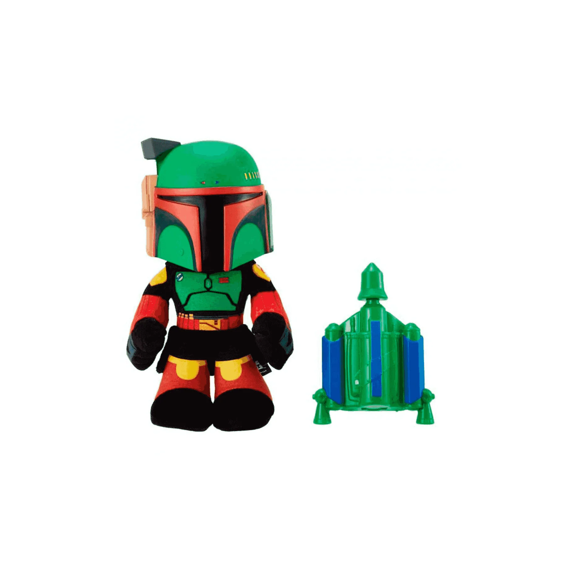 Star Wars Peluche Boba Fett Lanza Cohete con Cambiador de Voz - Image 2