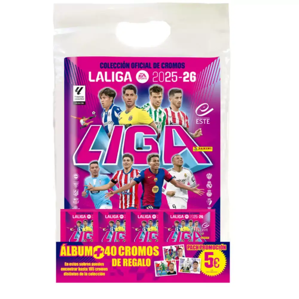 Starter Pack Liga Este 2025-26 – Álbum + 5 sobres