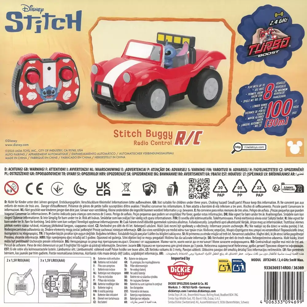 Stitch Buggy Radiocontrol 1:24 Disney - Image 3