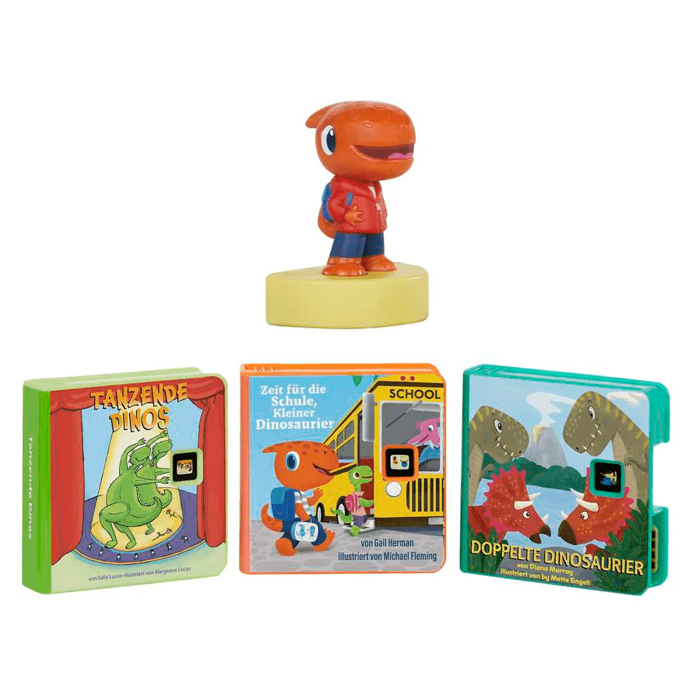 Story Dream Machine Dino Colección de Cuentos con Figura y 3 Historias de Dinosaurios
