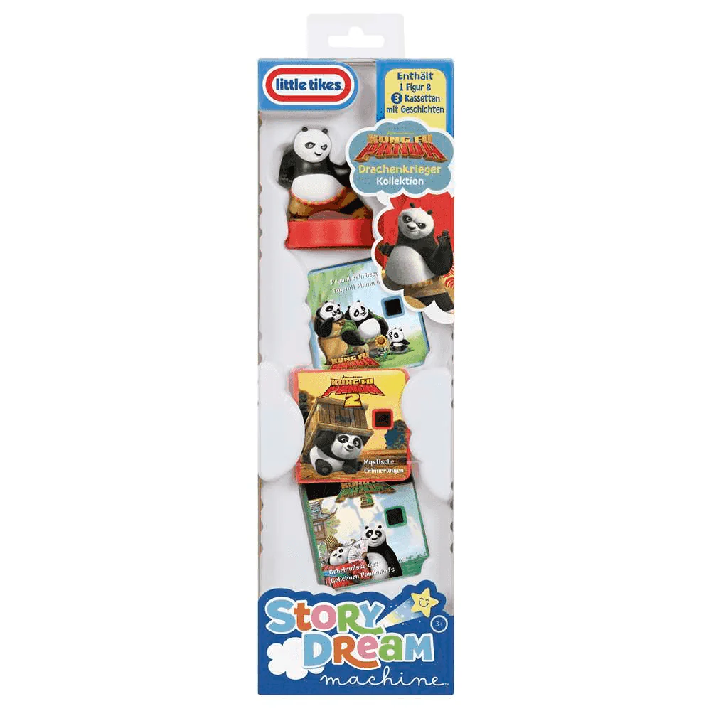 Story Dream Machine Kung Fu Panda Colección de Cuentos con Figura y 3 Historias