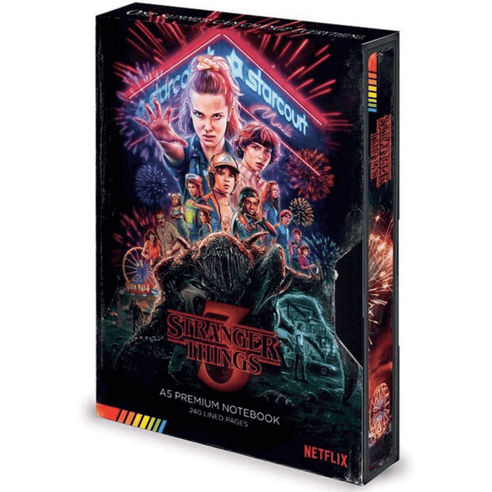 Stranger Things  Cuaderno VHS Temporada 3 A5 Premium