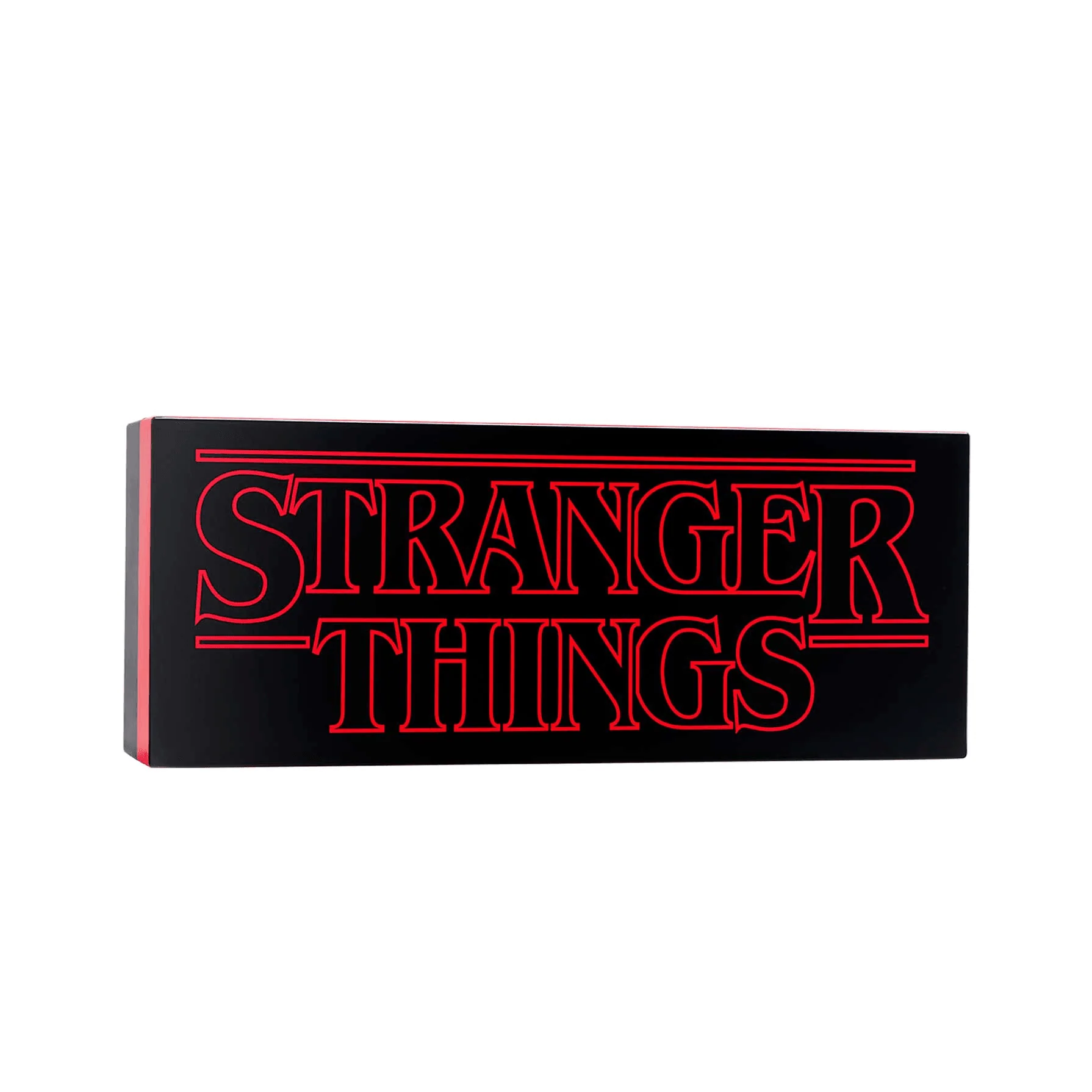 Stranger Things Lámpara Logo Rectángulo