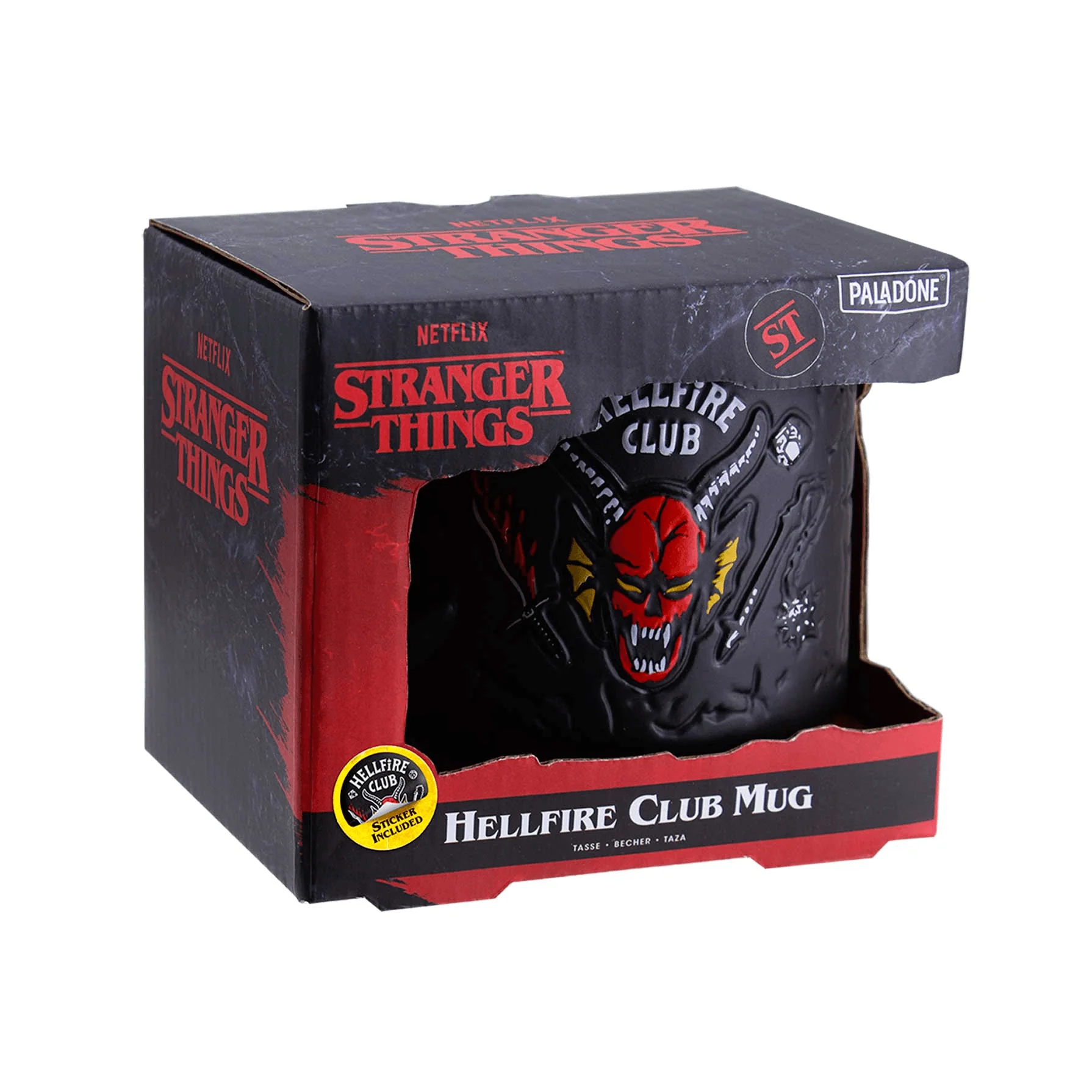 Stranger Things Taza con Relieve Hellfire Club 400 ml - Image 3