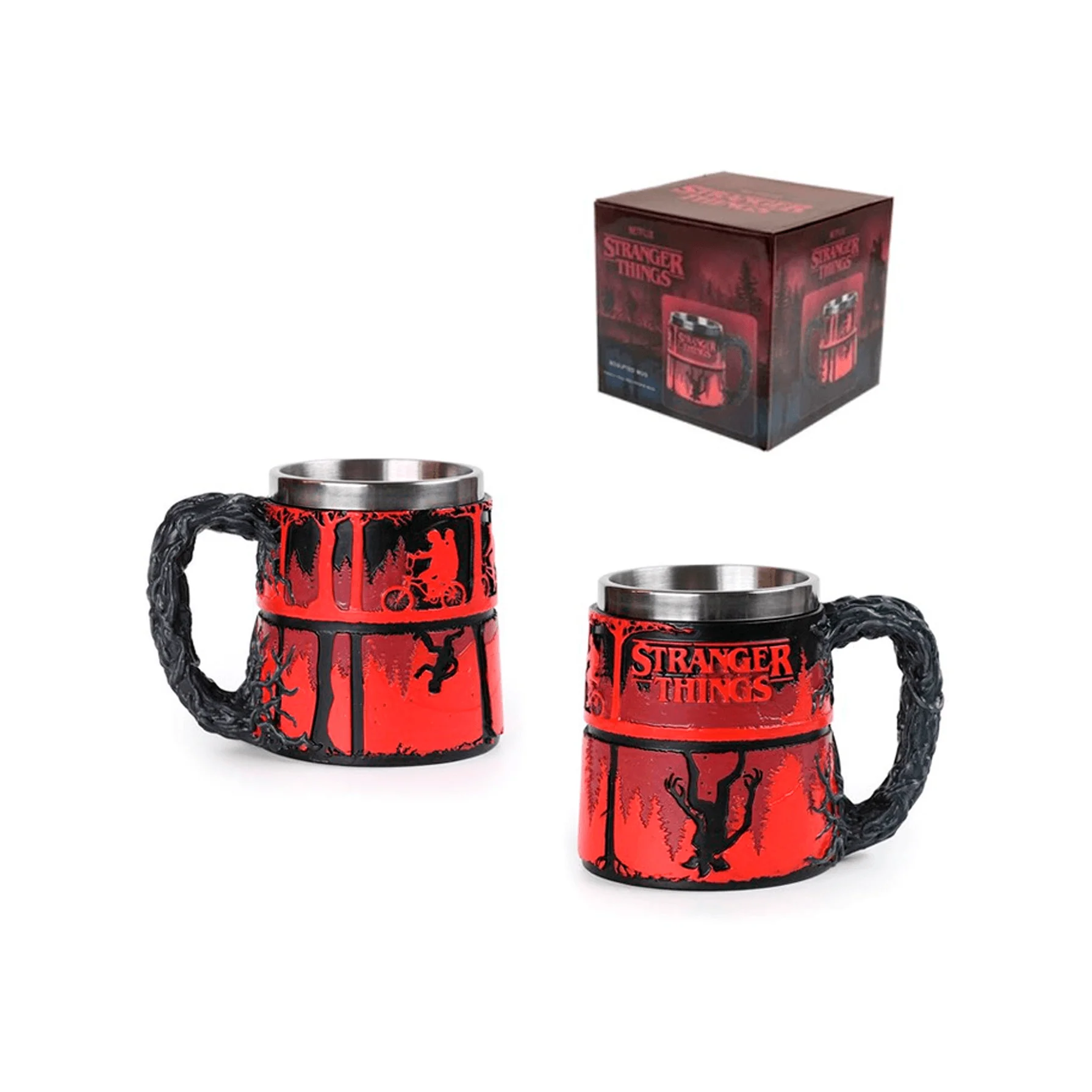 Stranger Things - Taza de Resina 'The Upside Down' | Diseño exclusivo para fans