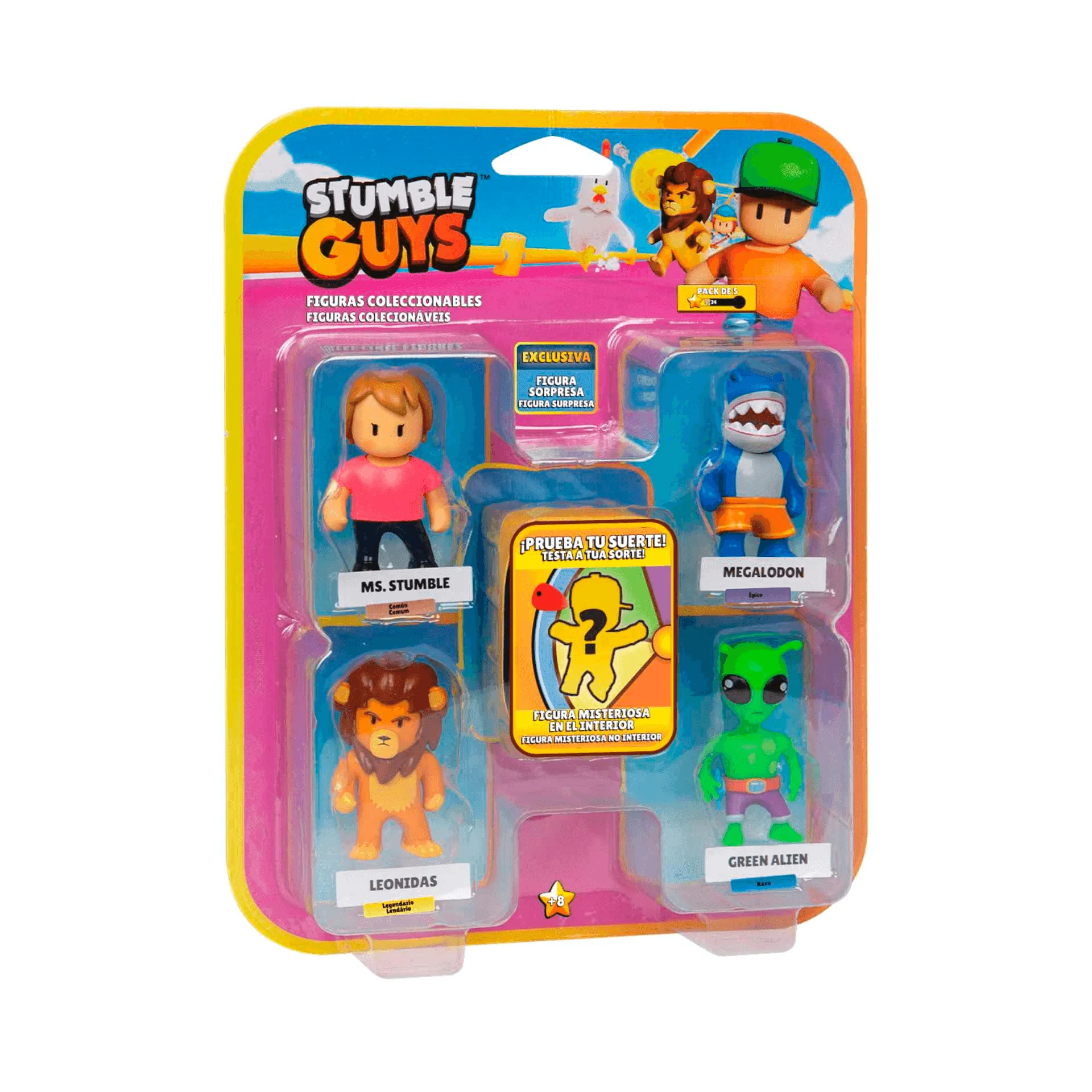 Stumble Guys Figura Pack De 5 Surtido