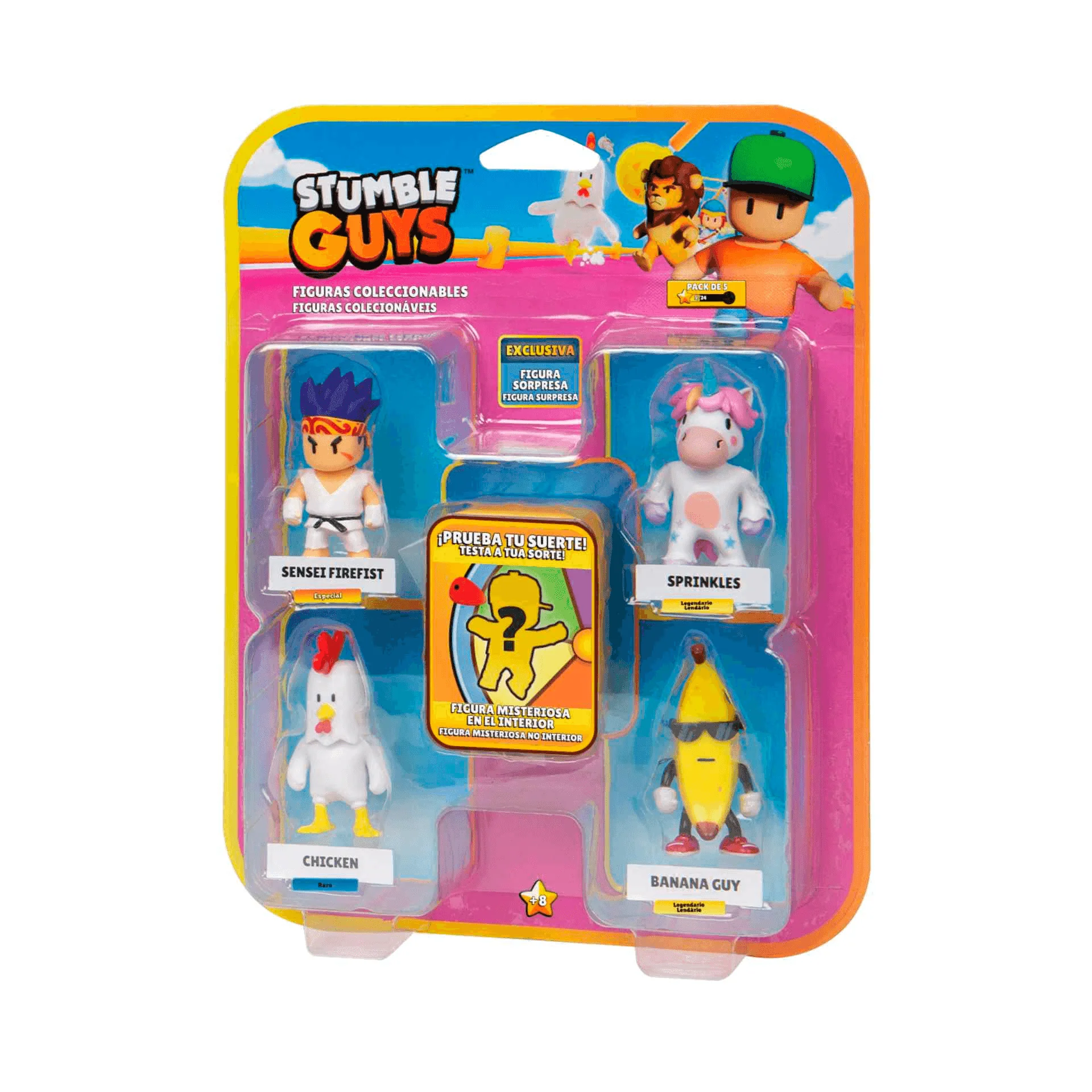 Stumble Guys Figura Pack De 5 Surtido - Image 2