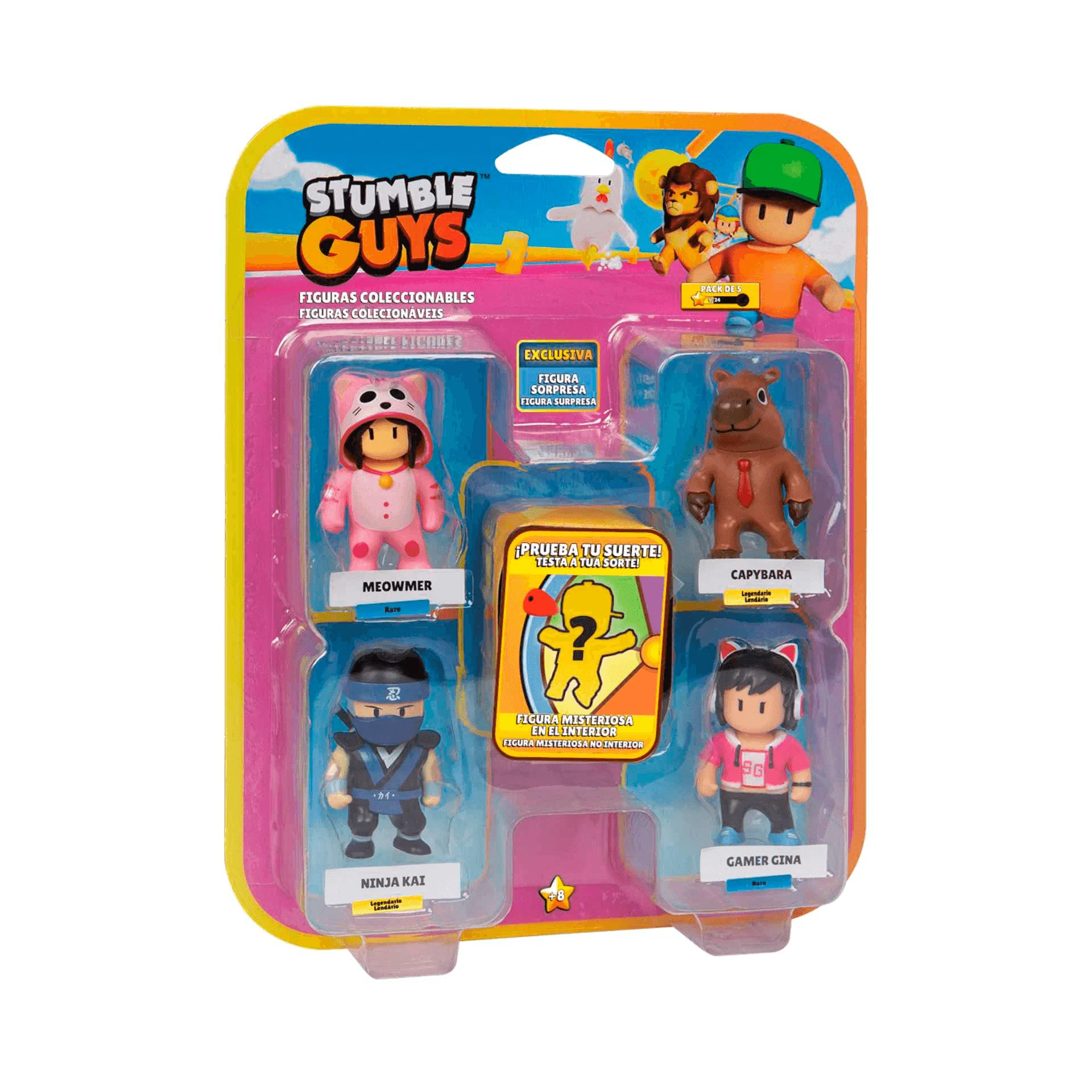 Stumble Guys Figura Pack De 5 Surtido - Image 3