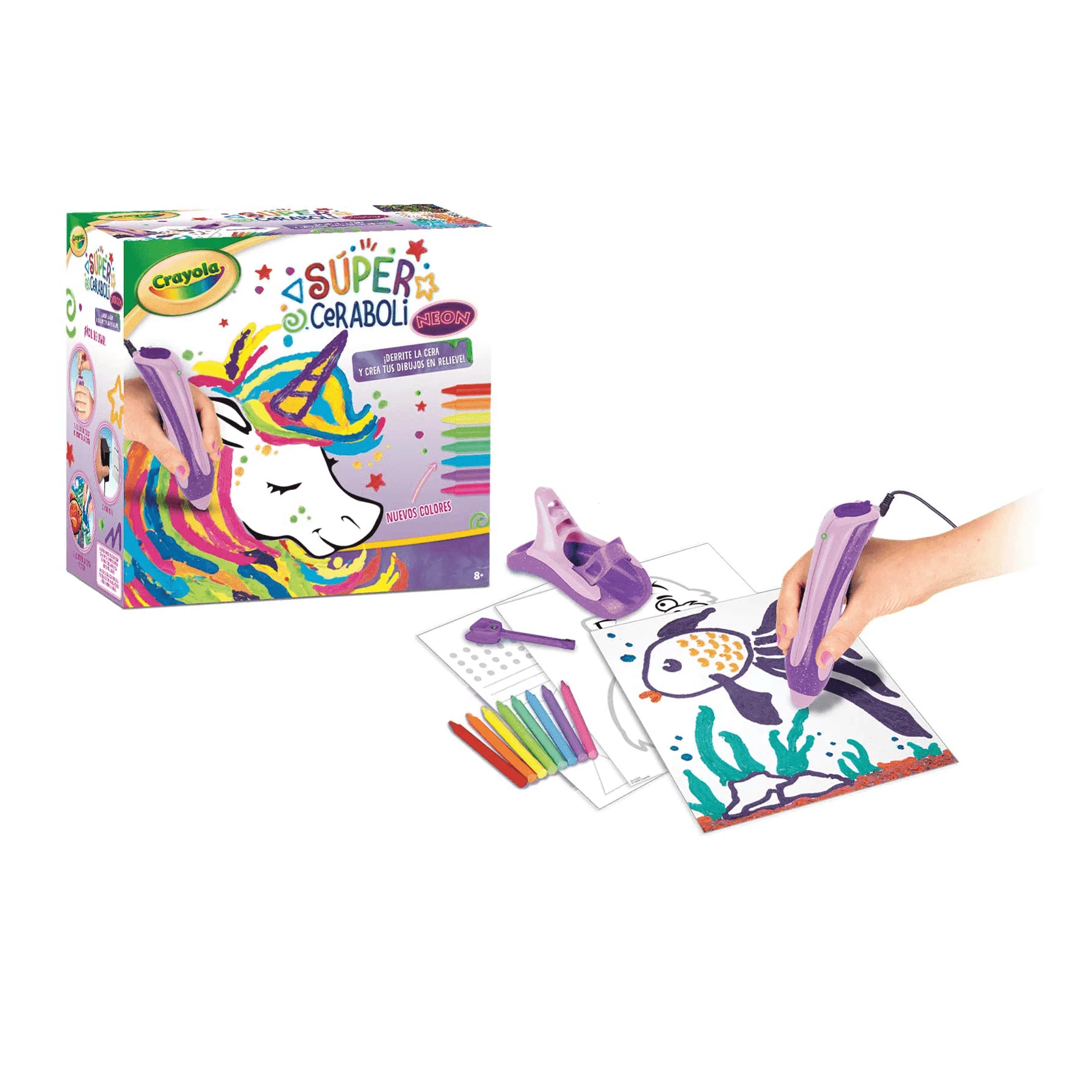 Super Ceraboli Unicornio Neon Crayola