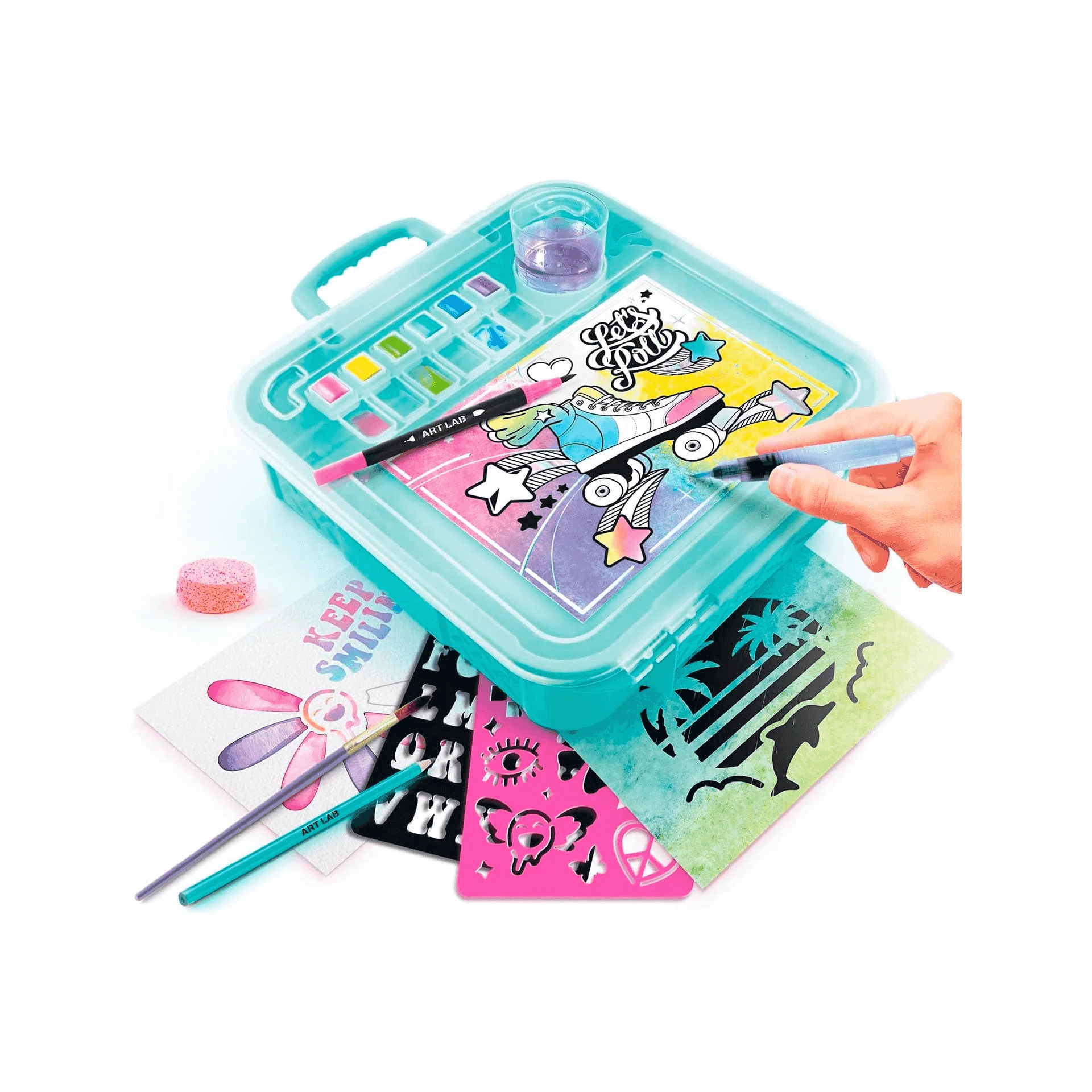 Súper Maletín de Acuarelas Art Lab Canal Toys