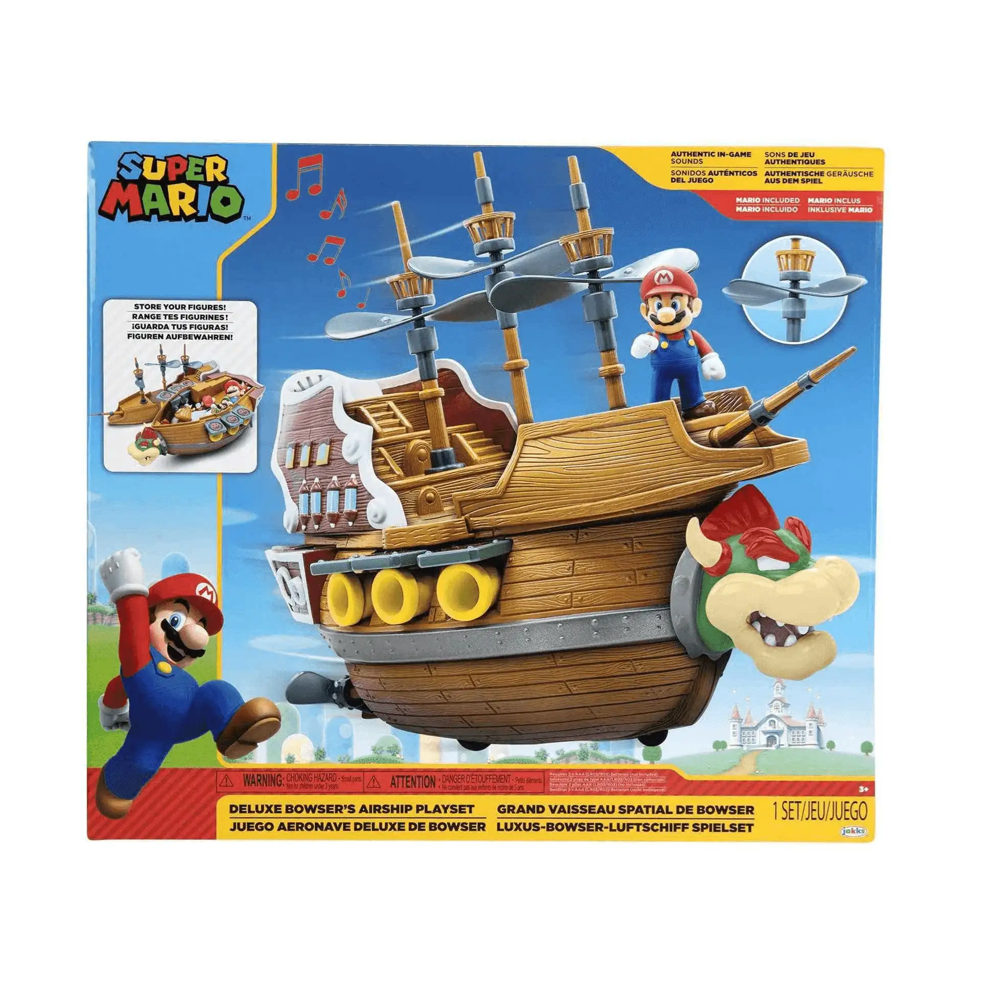 Super Mario Aeronave Deluxe De Bowser