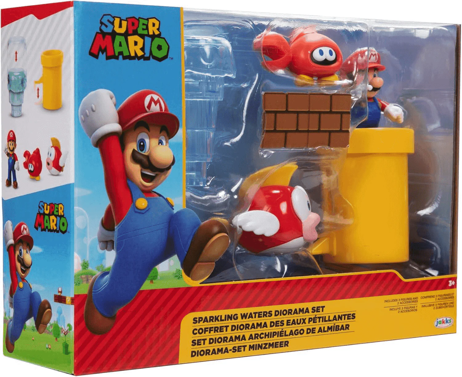 Super Mario Set Diorama Set Aguas Espumosas